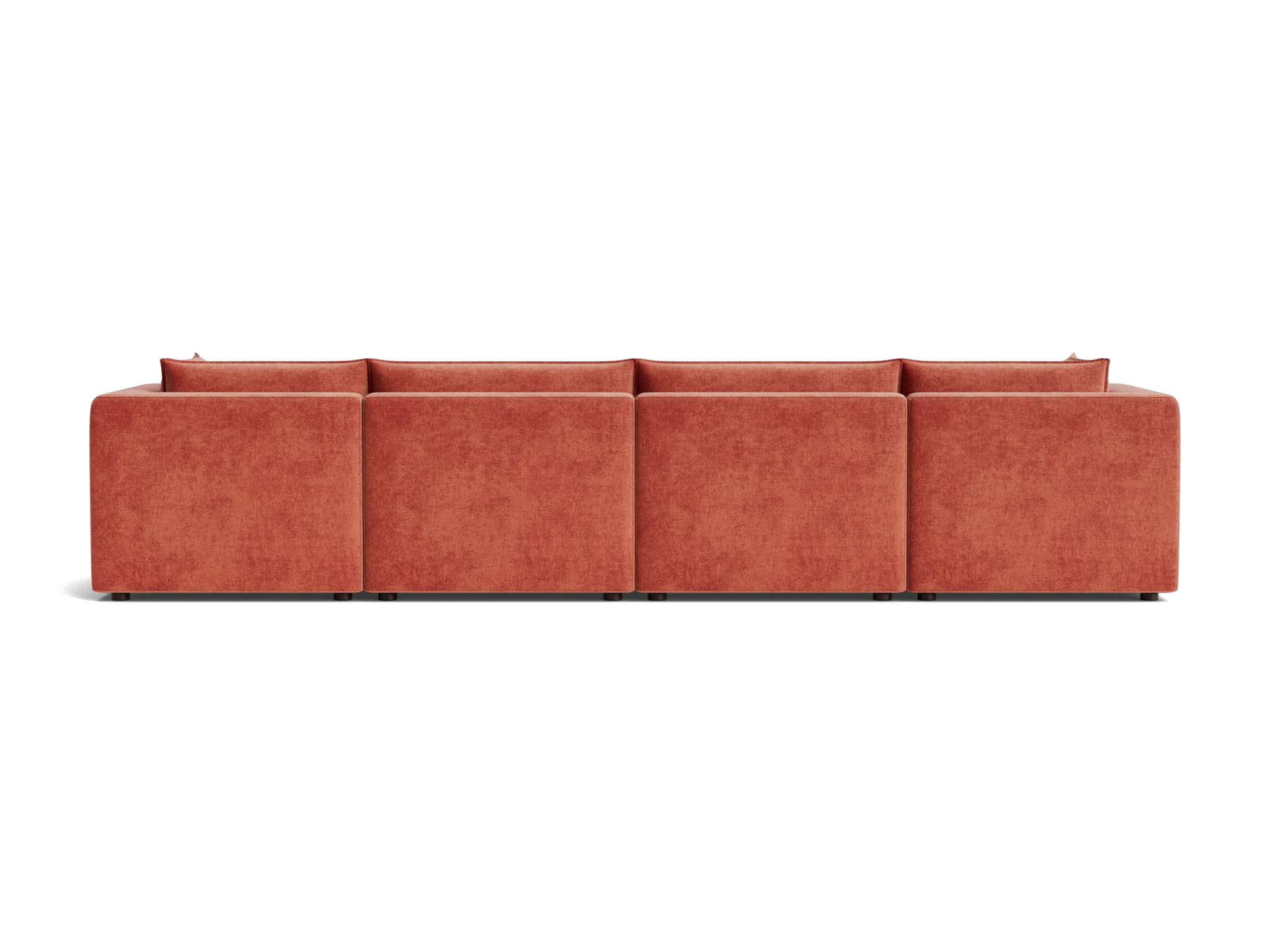 haine modular grand sofa sectional plush terra rose