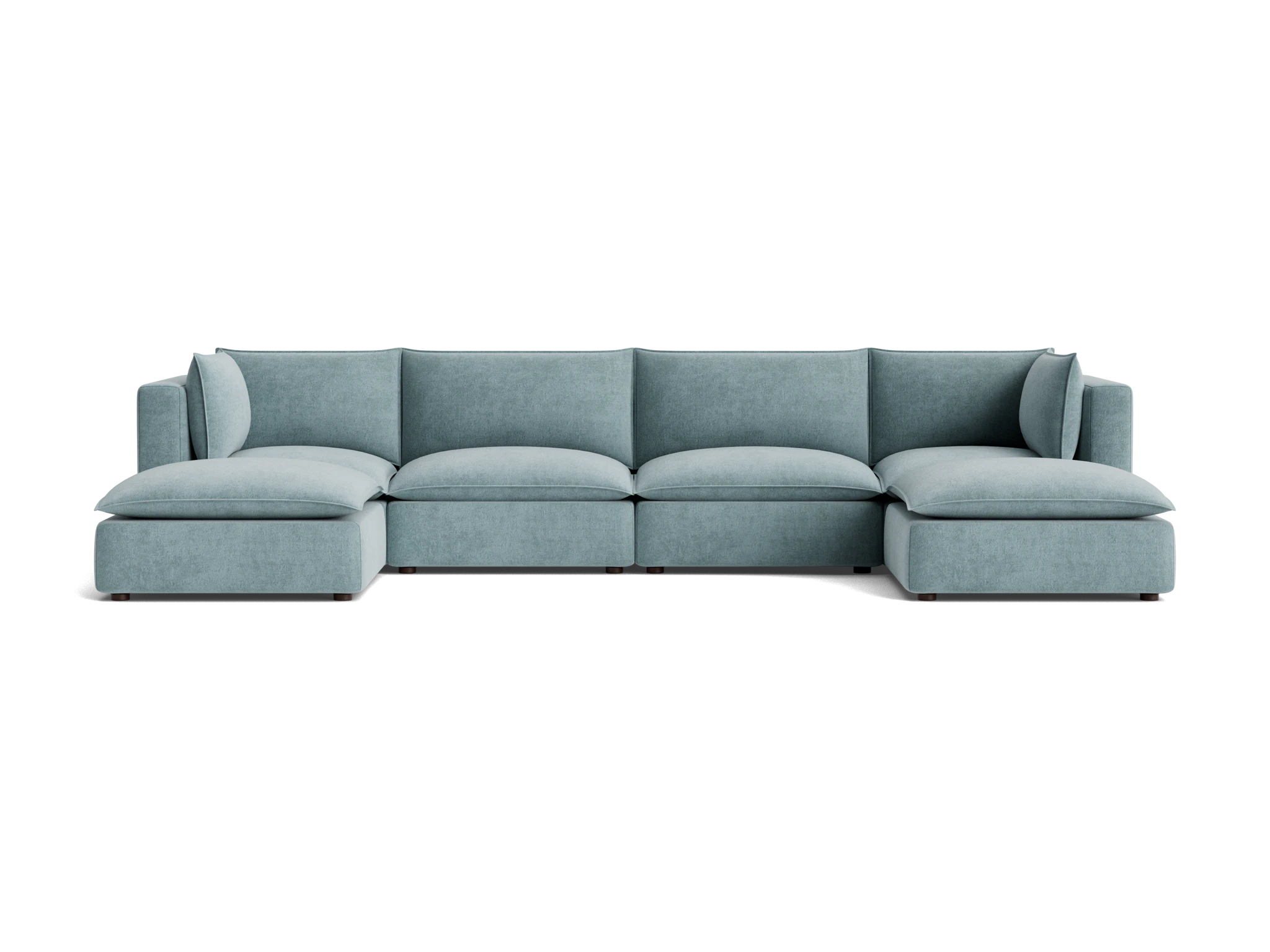 haine modular grand sofa sectional plush mist