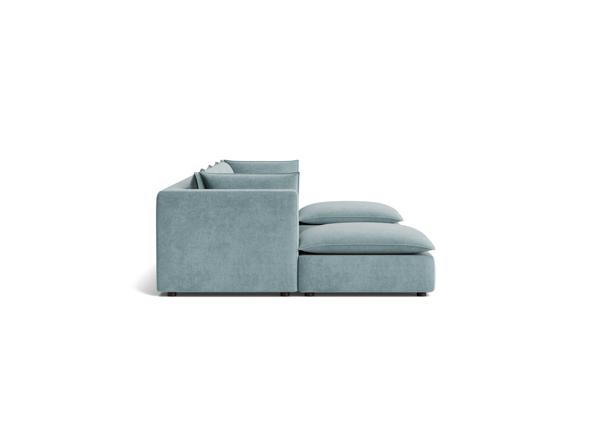 haine modular grand sofa sectional plush mist