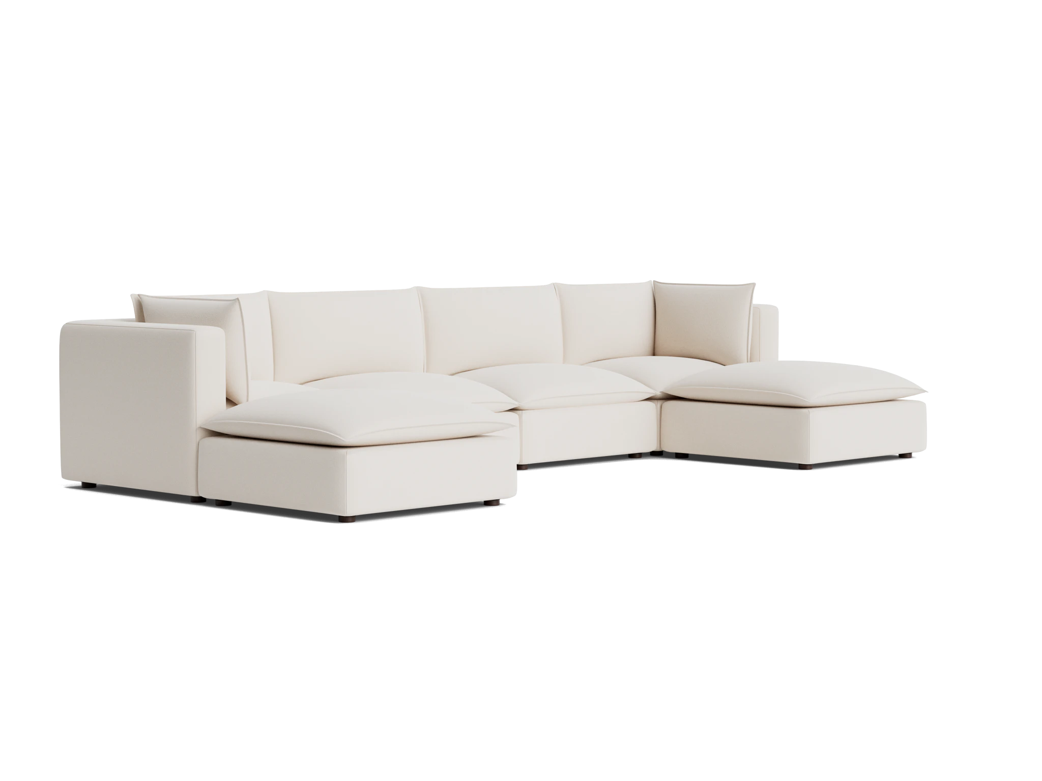 haine modular grand sofa sectional caspiar ivory