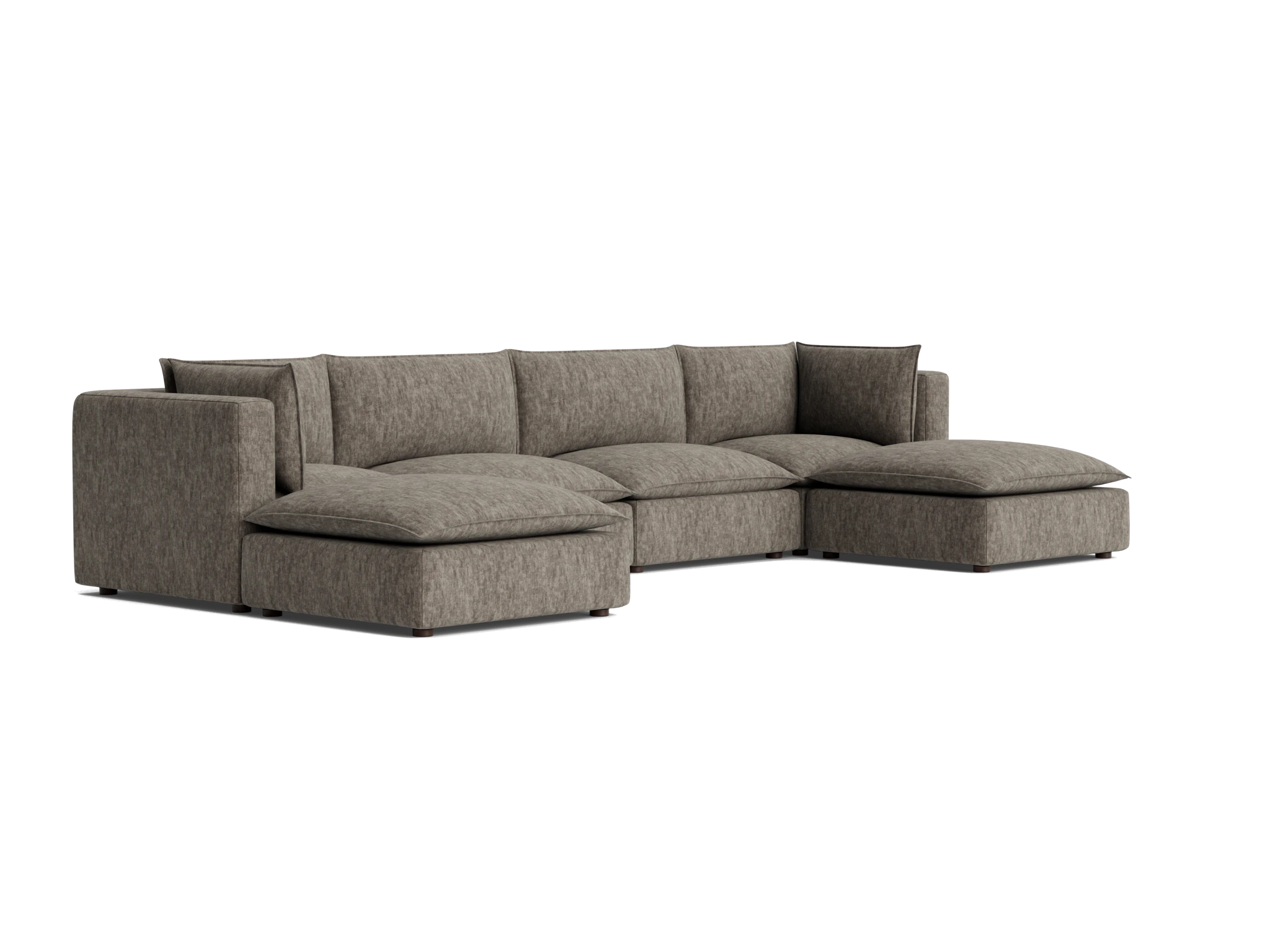 haine modular grand sofa sectional crave mocha latte