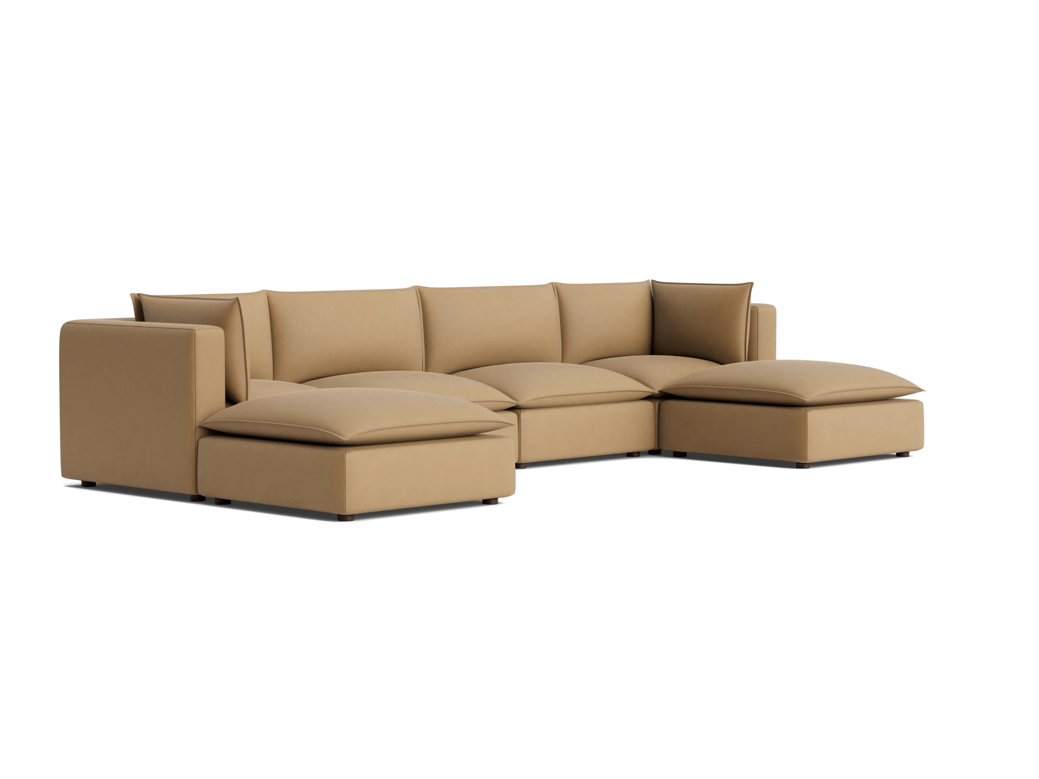 haine modular grand sofa sectional washed california biscuit