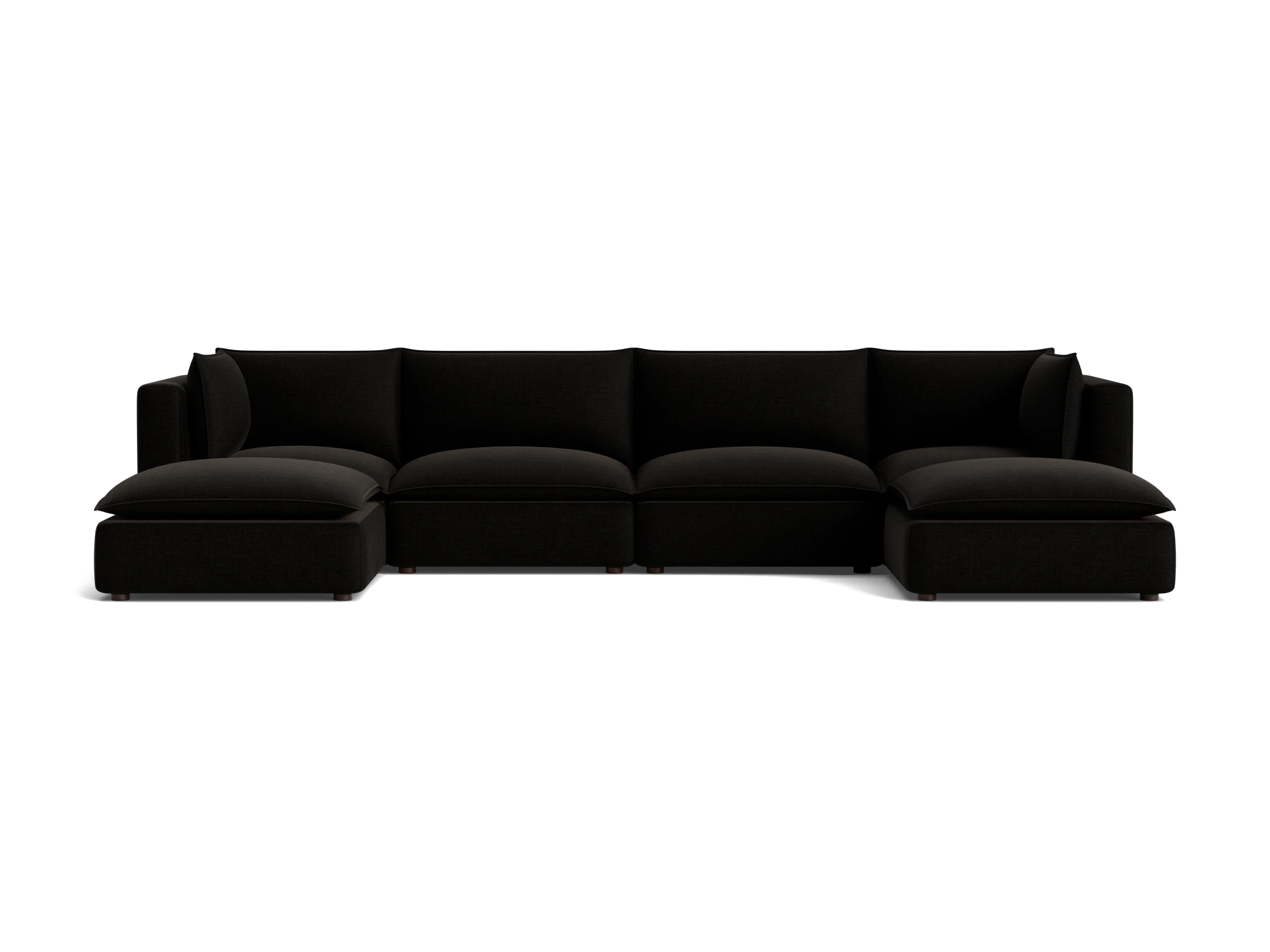 haine modular grand sofa sectional milo onyx