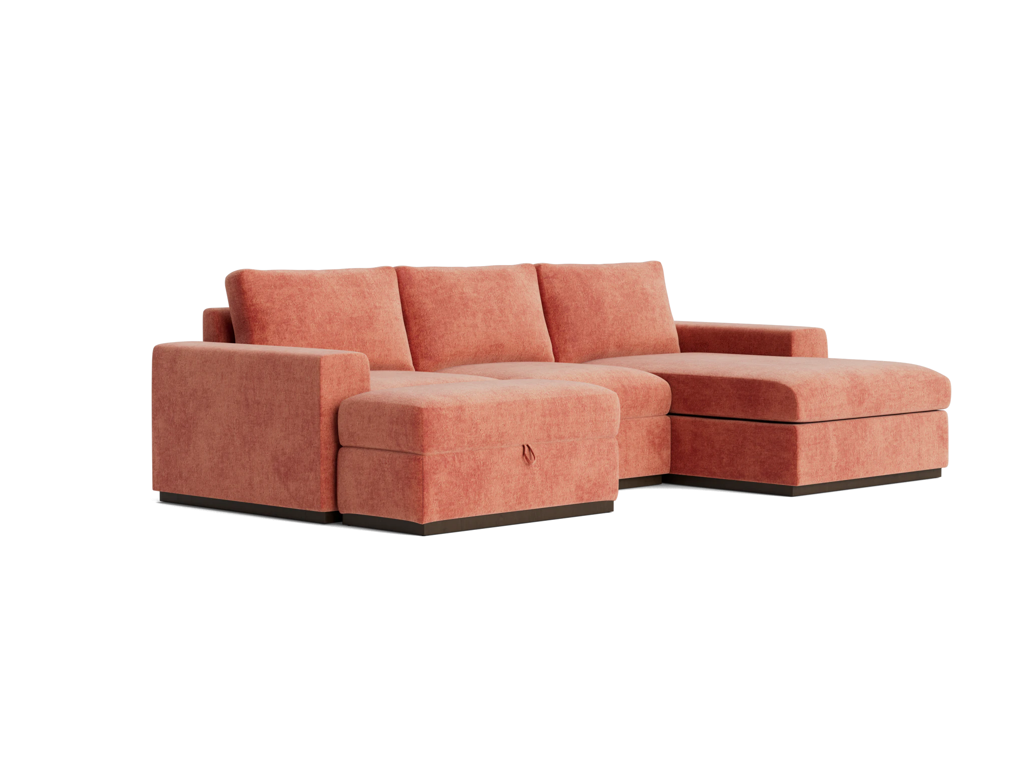 holt petite modular plush terra rose
