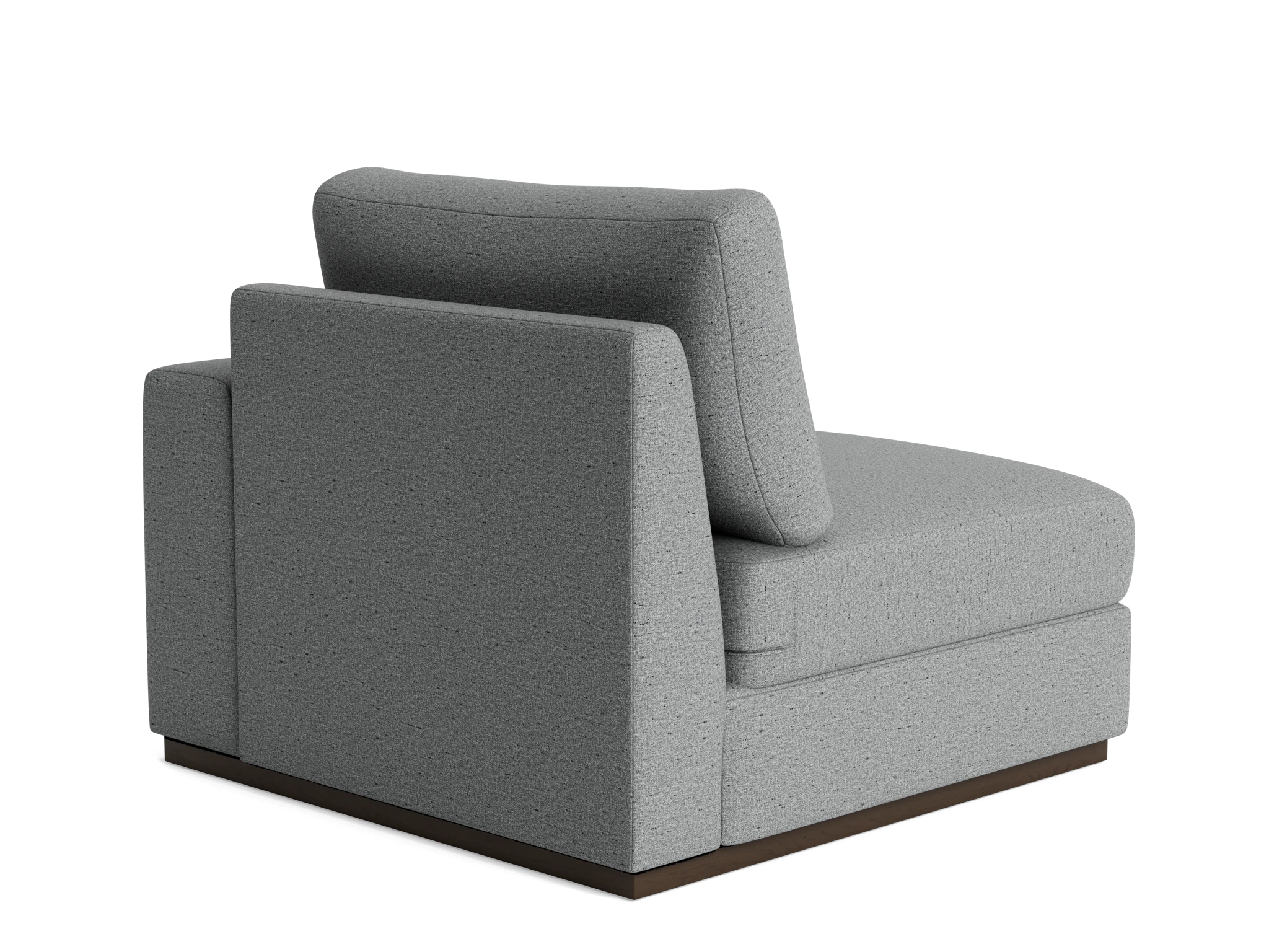 holt petite single arm chair essence ash