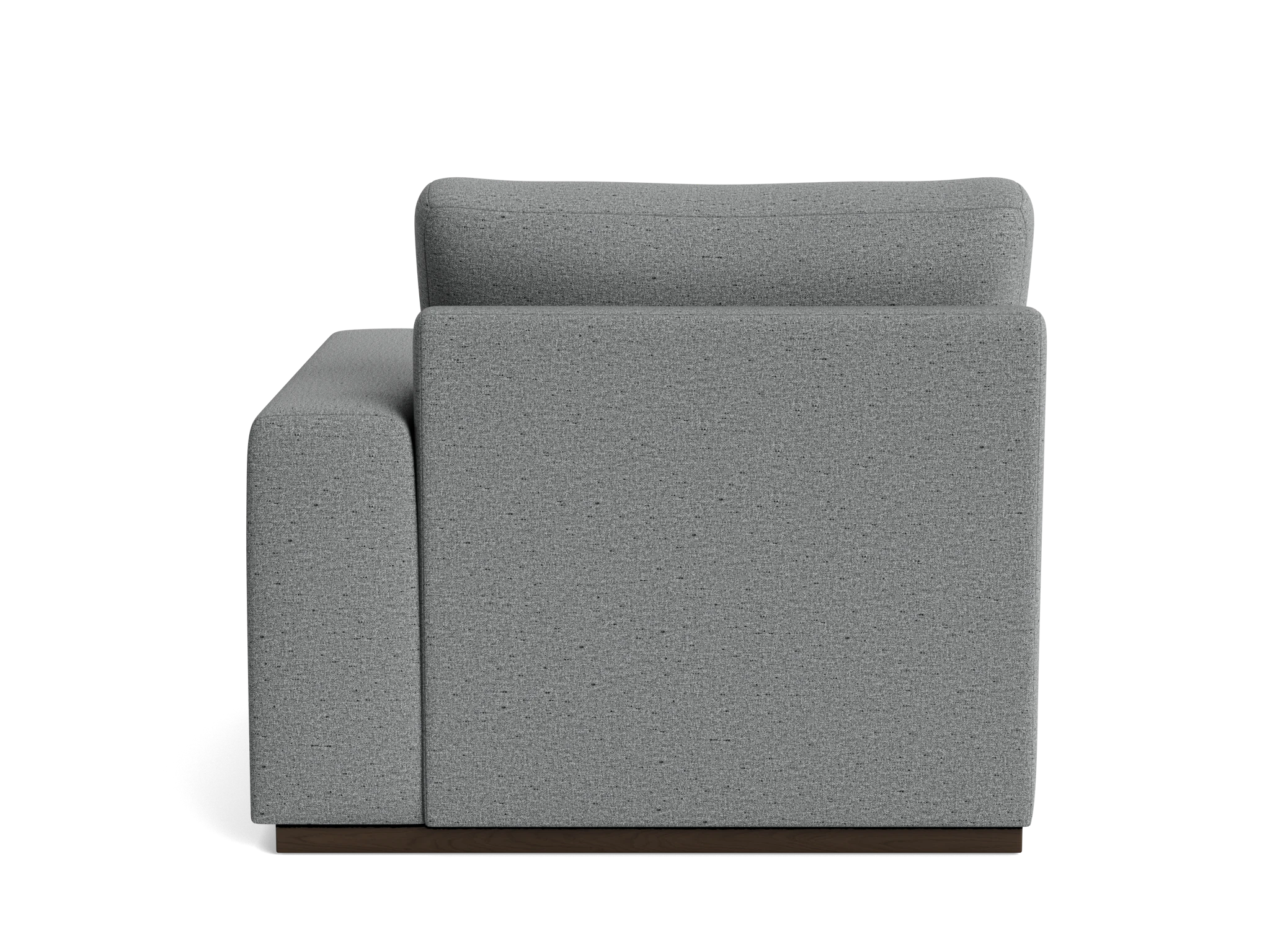 holt petite single arm chair essence ash