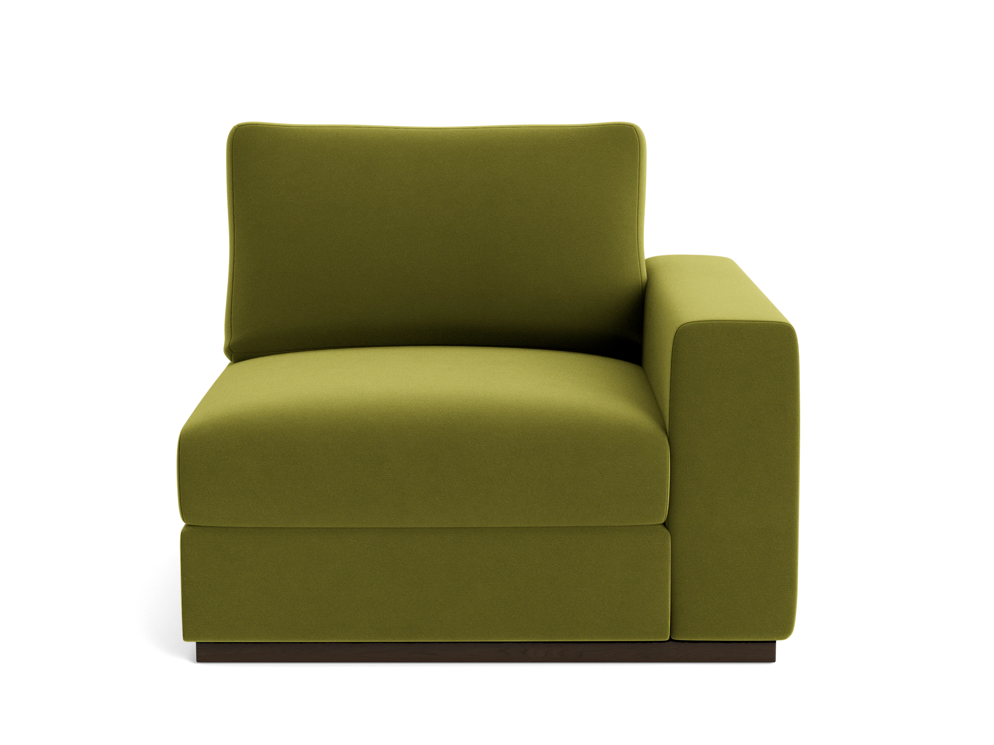 holt petite single arm chair royale apple