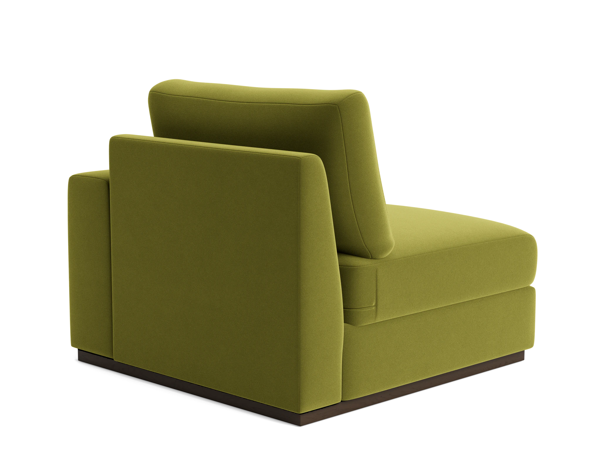 holt petite single arm chair royale apple