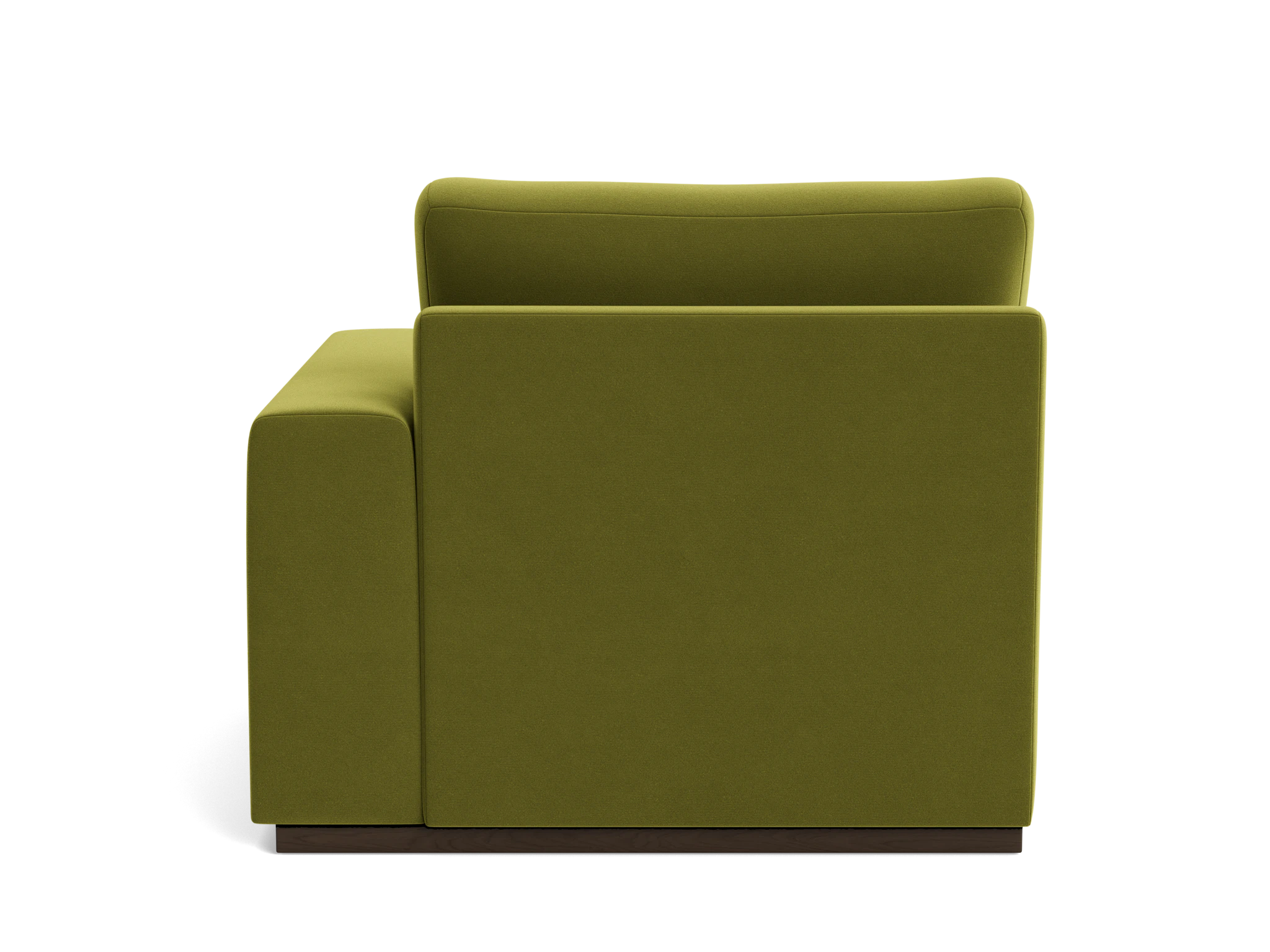 holt petite single arm chair royale apple