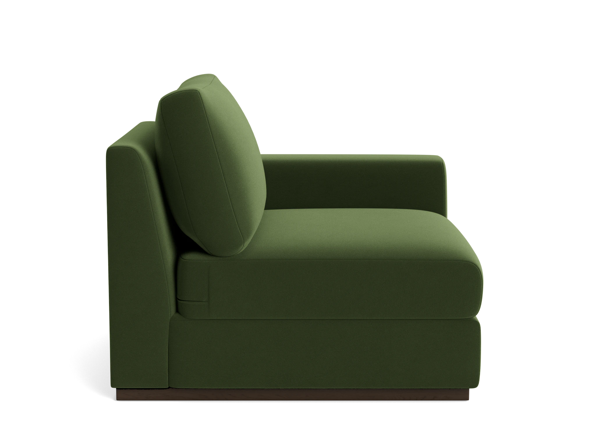 holt petite single arm chair royale forest