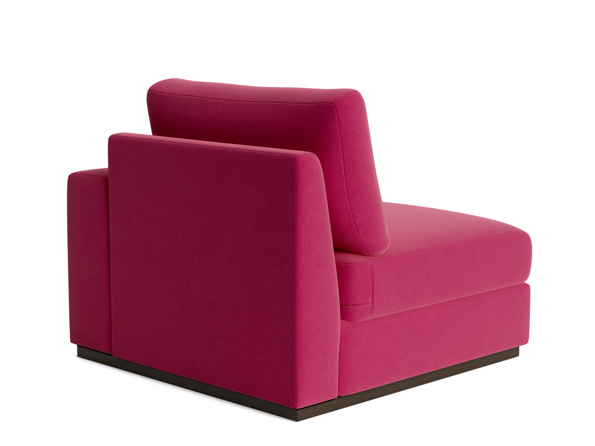 holt petite single arm chair royale berry
