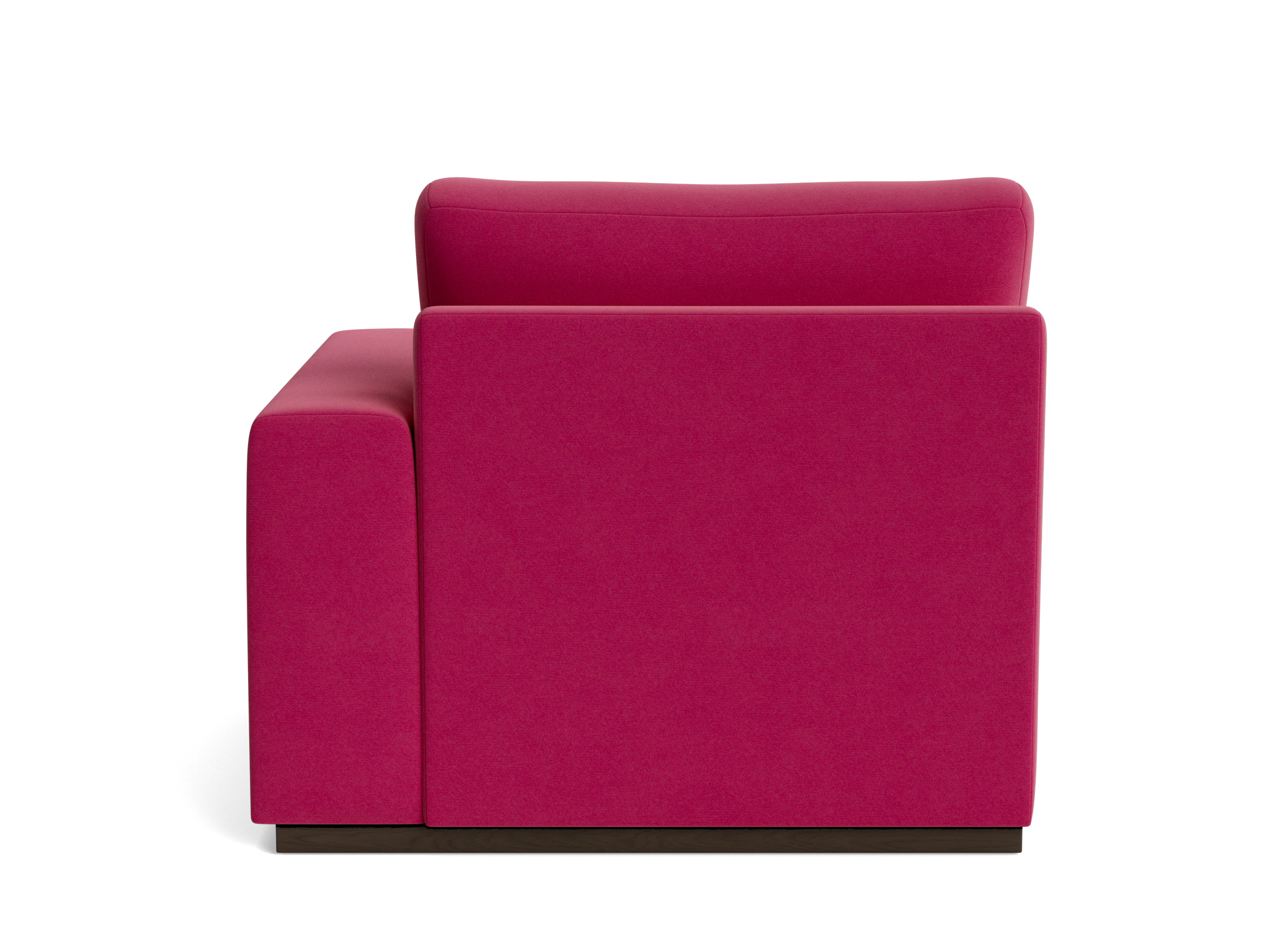 holt petite single arm chair royale berry