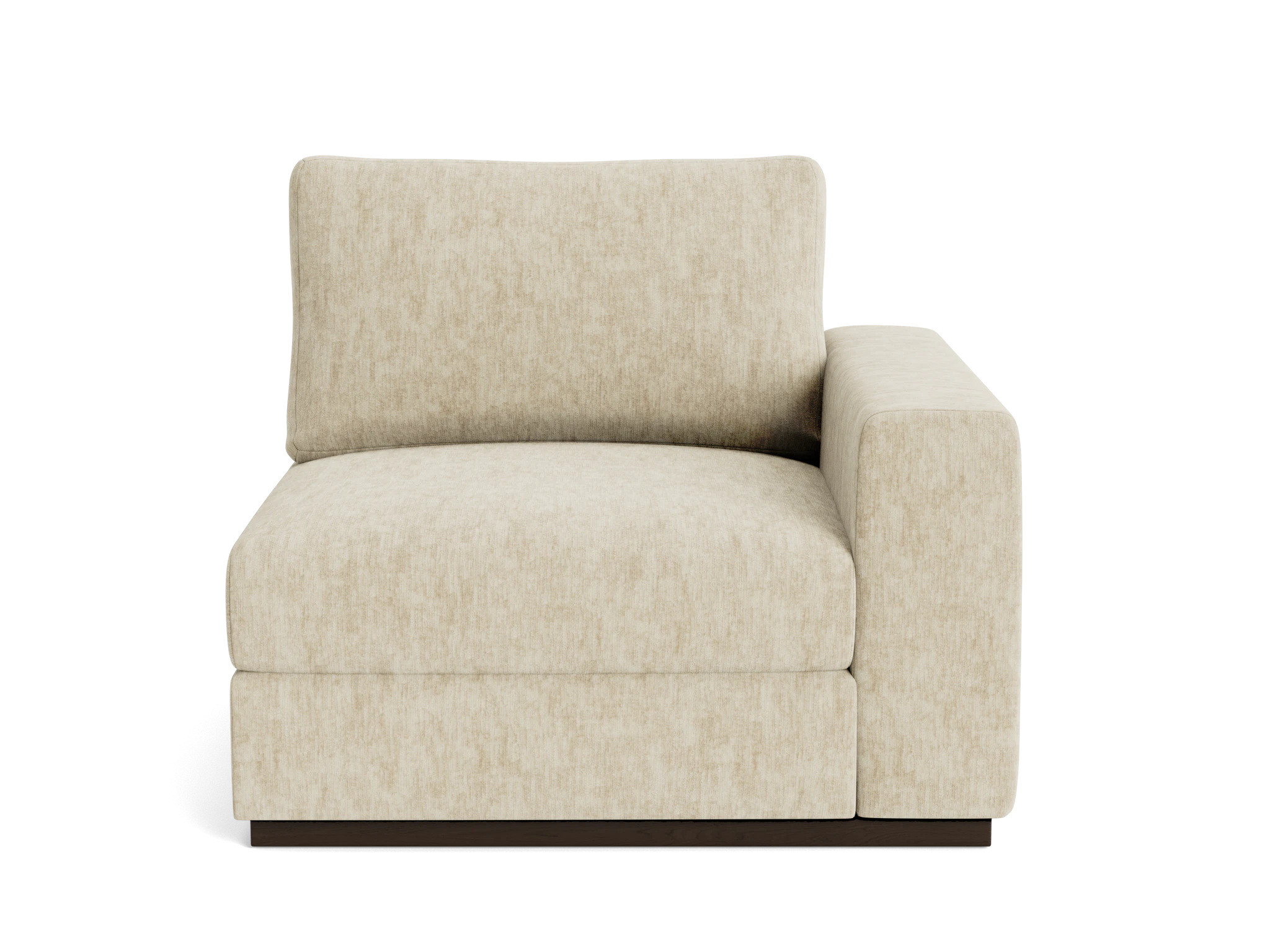 holt petite single arm chair crave irish cream