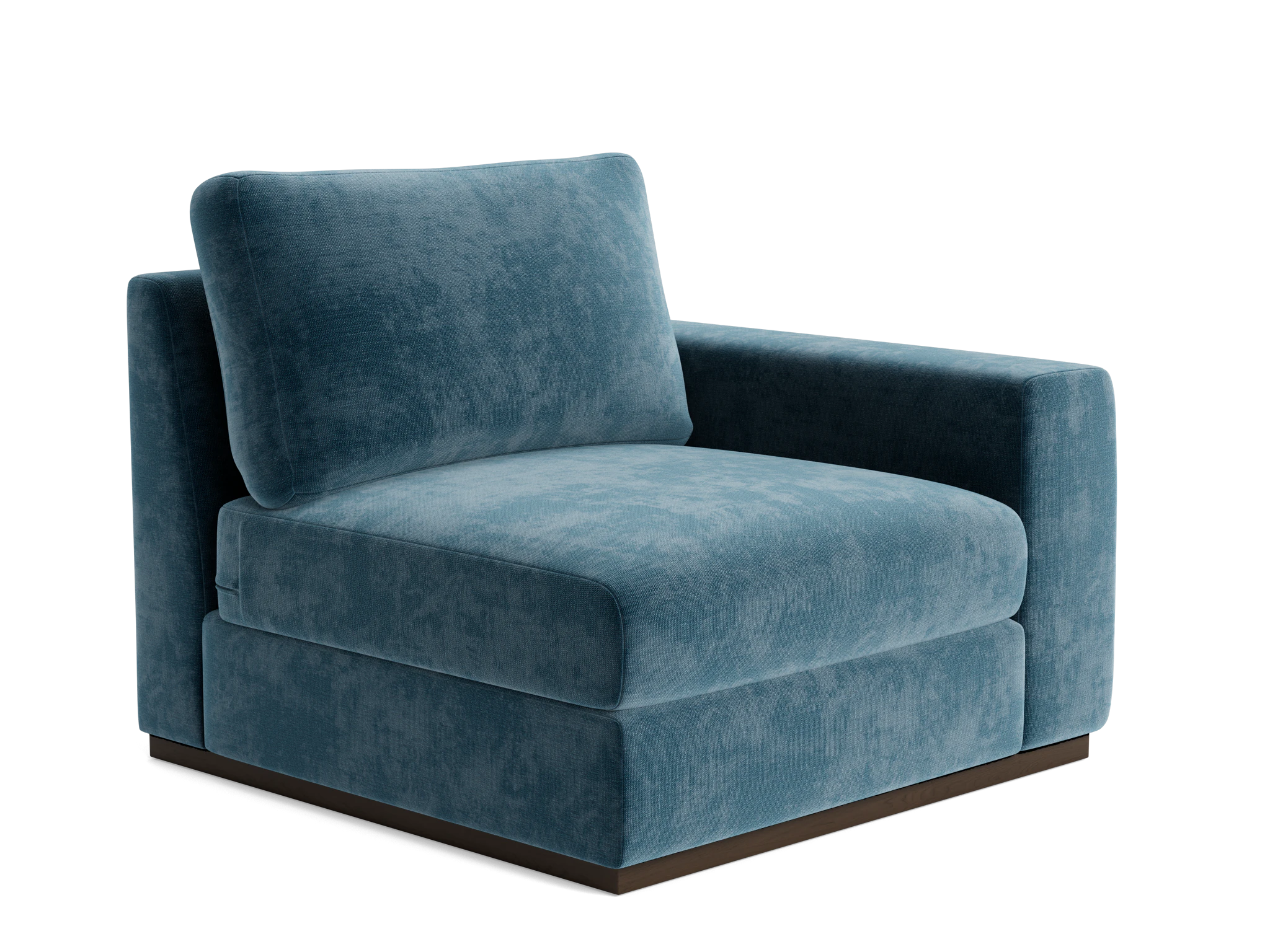 holt petite single arm chair harper biscay bay