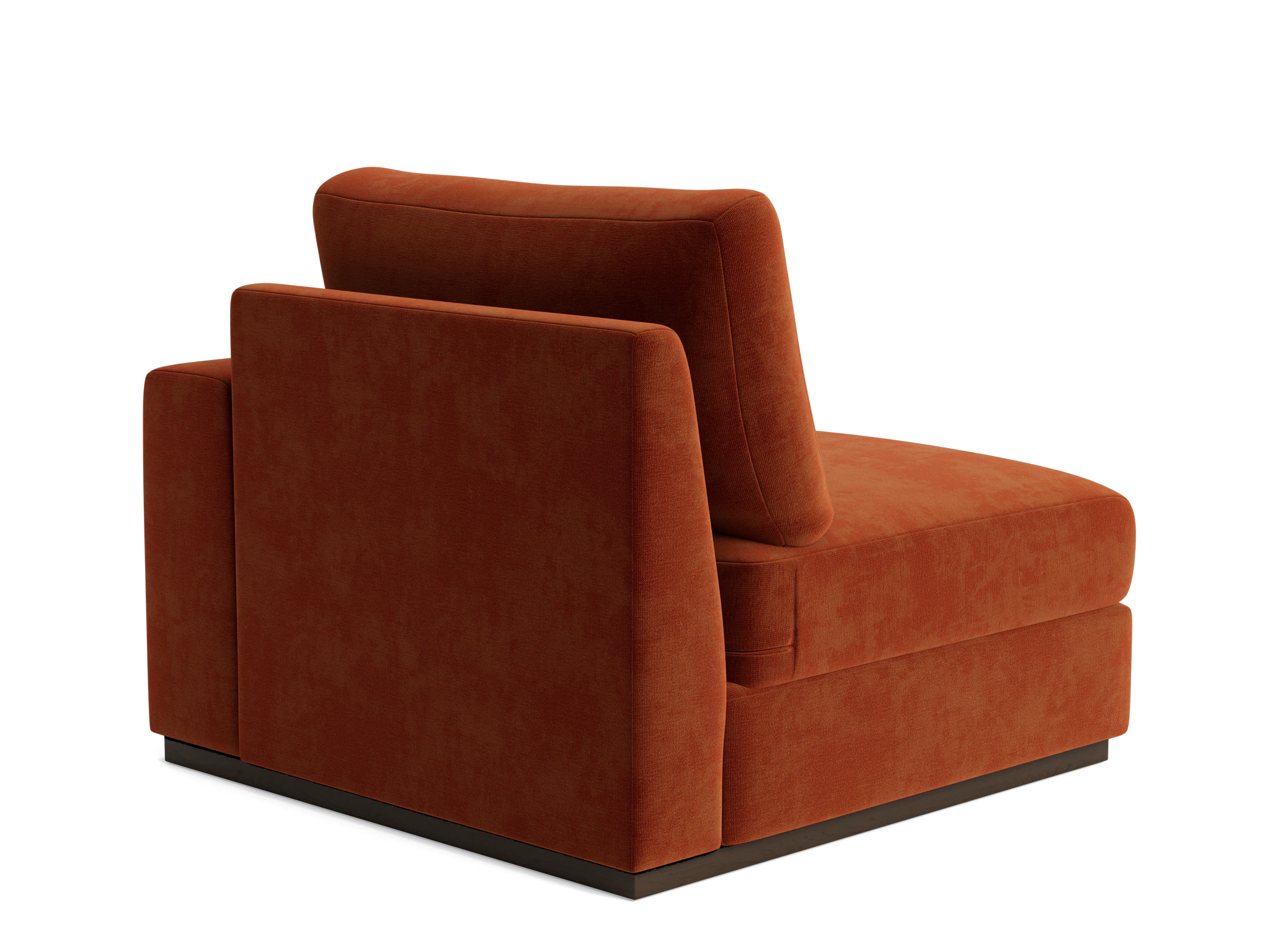 holt petite single arm chair harper cinnamon