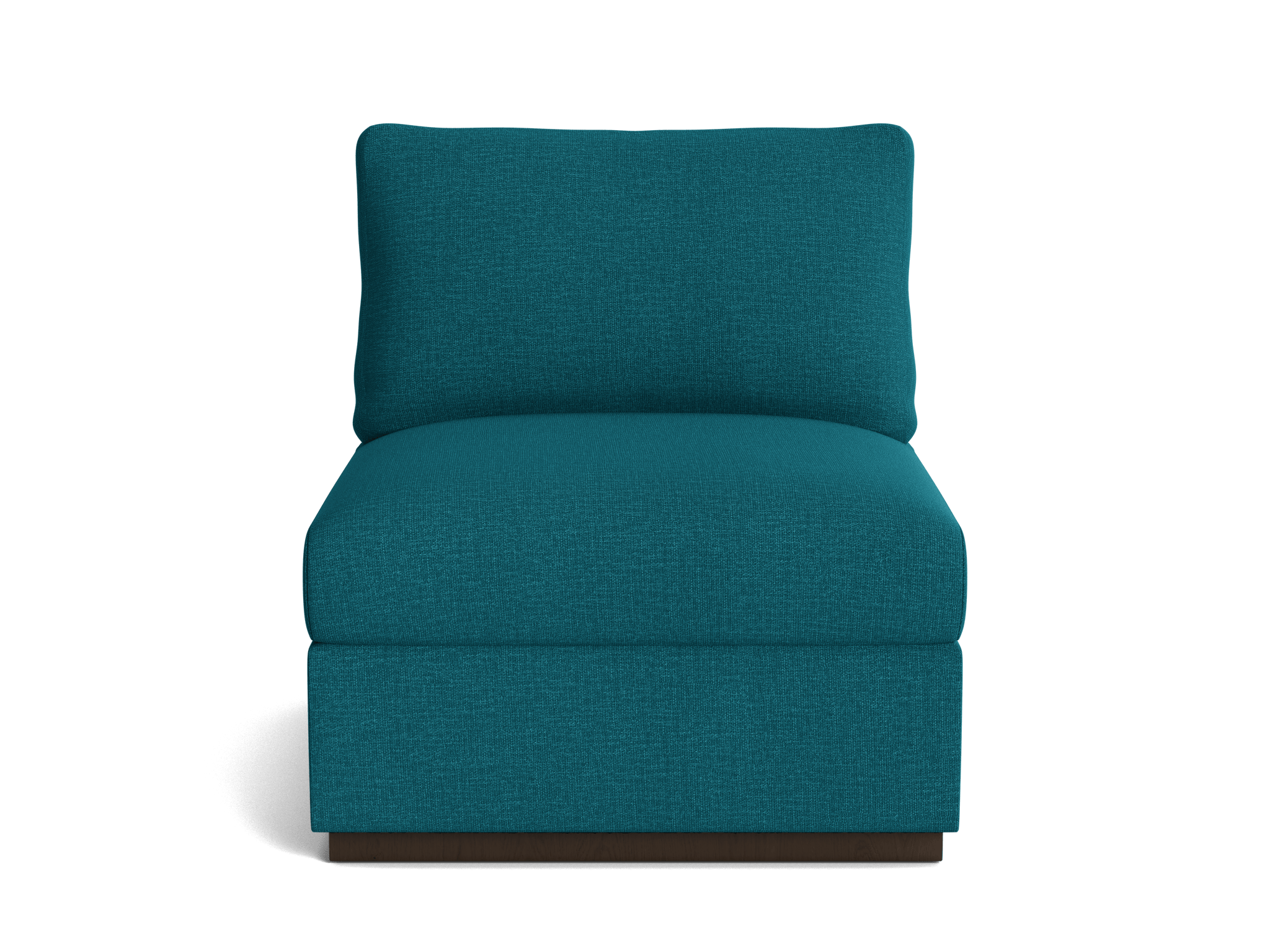 holt petite armless chair key largo zenith teal