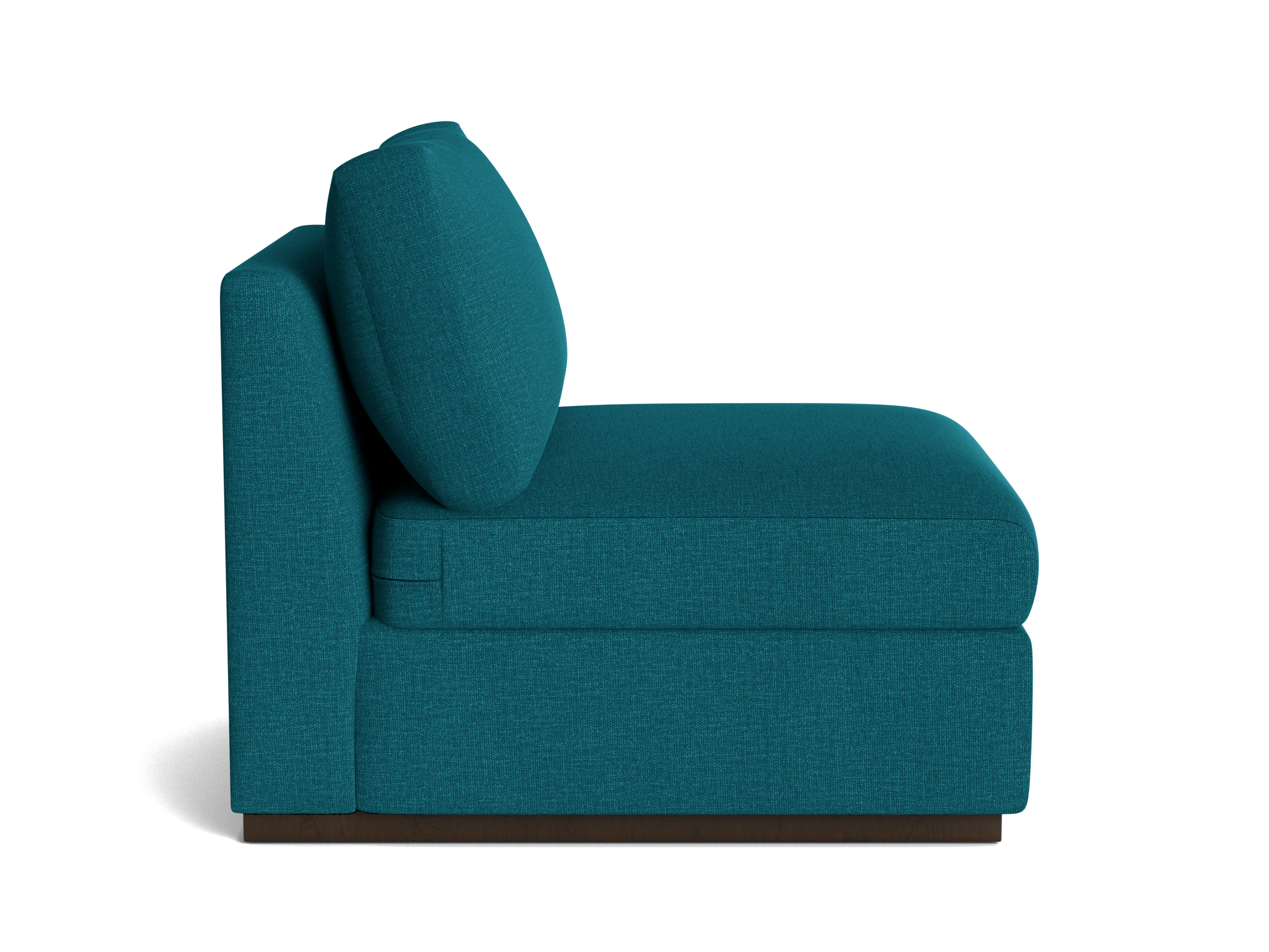 holt petite armless chair key largo zenith teal