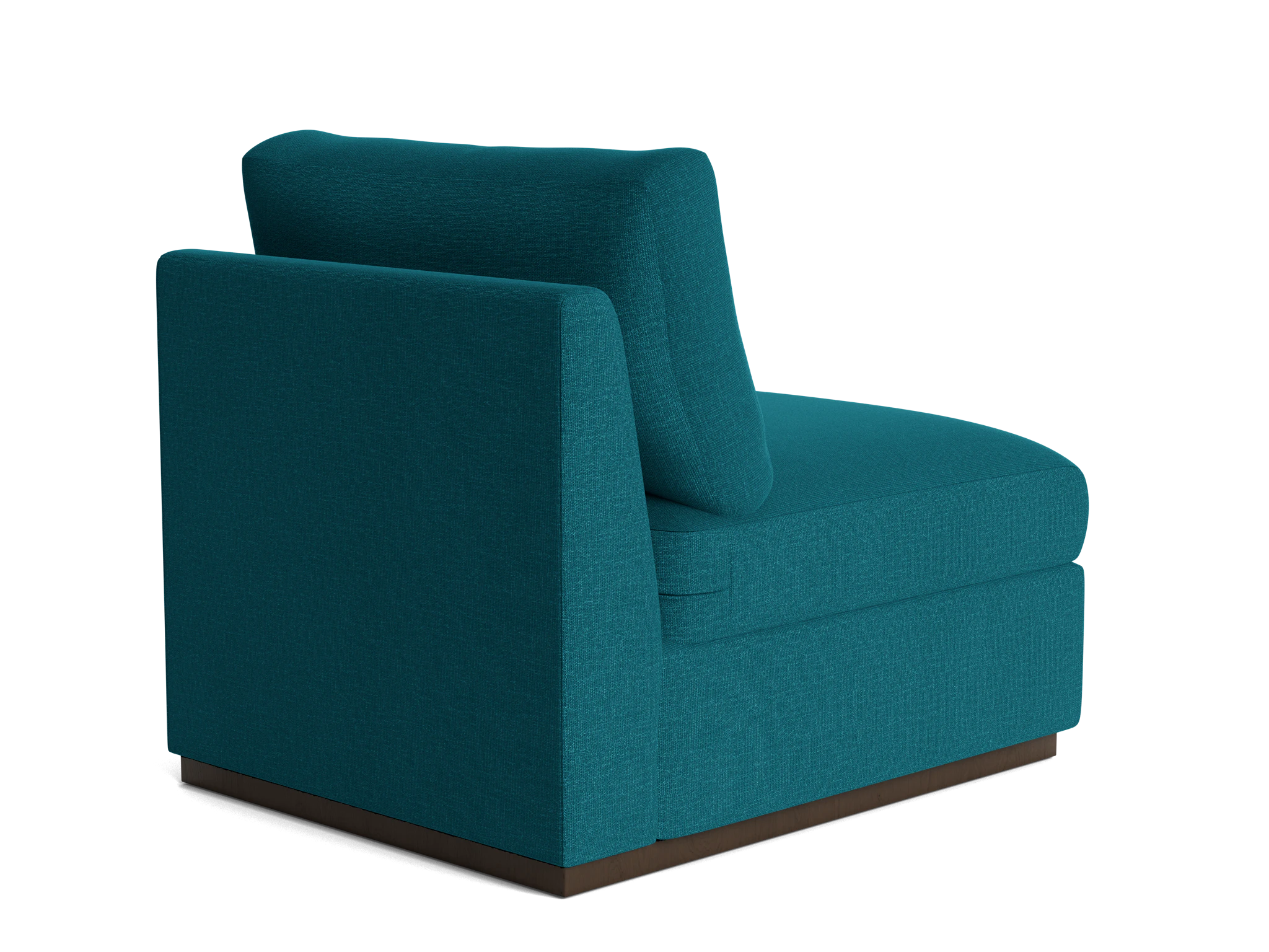 holt petite armless chair key largo zenith teal