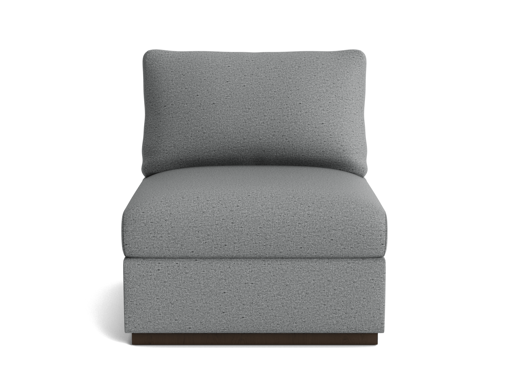 holt petite armless chair essence ash