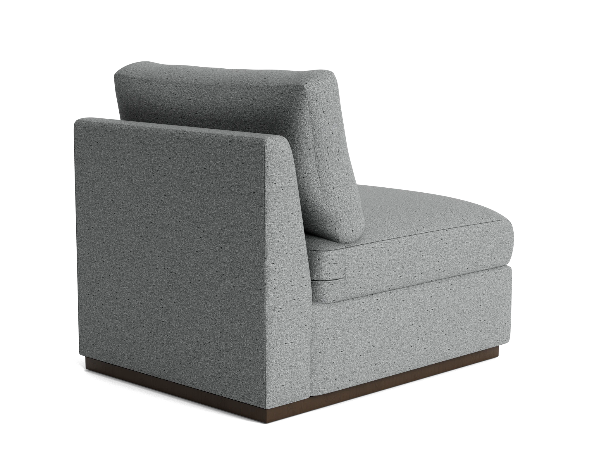 holt petite armless chair essence ash