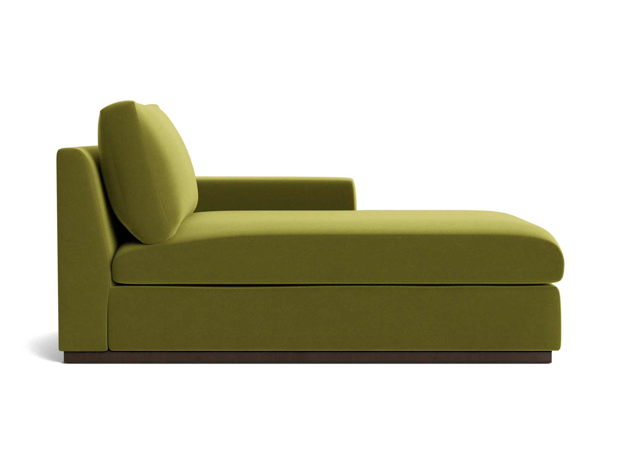holt petite single arm chaise royale apple