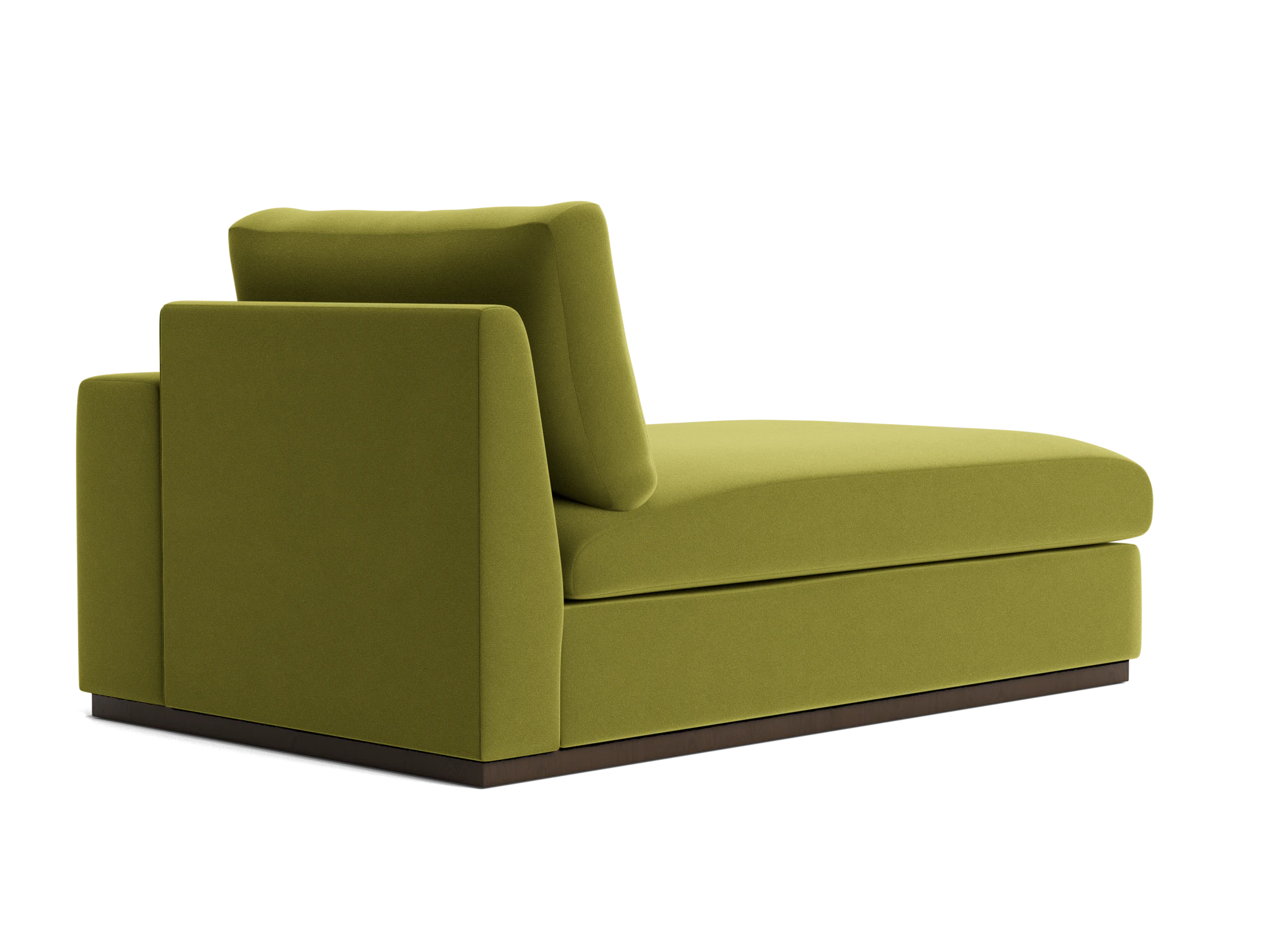 holt petite single arm chaise royale apple