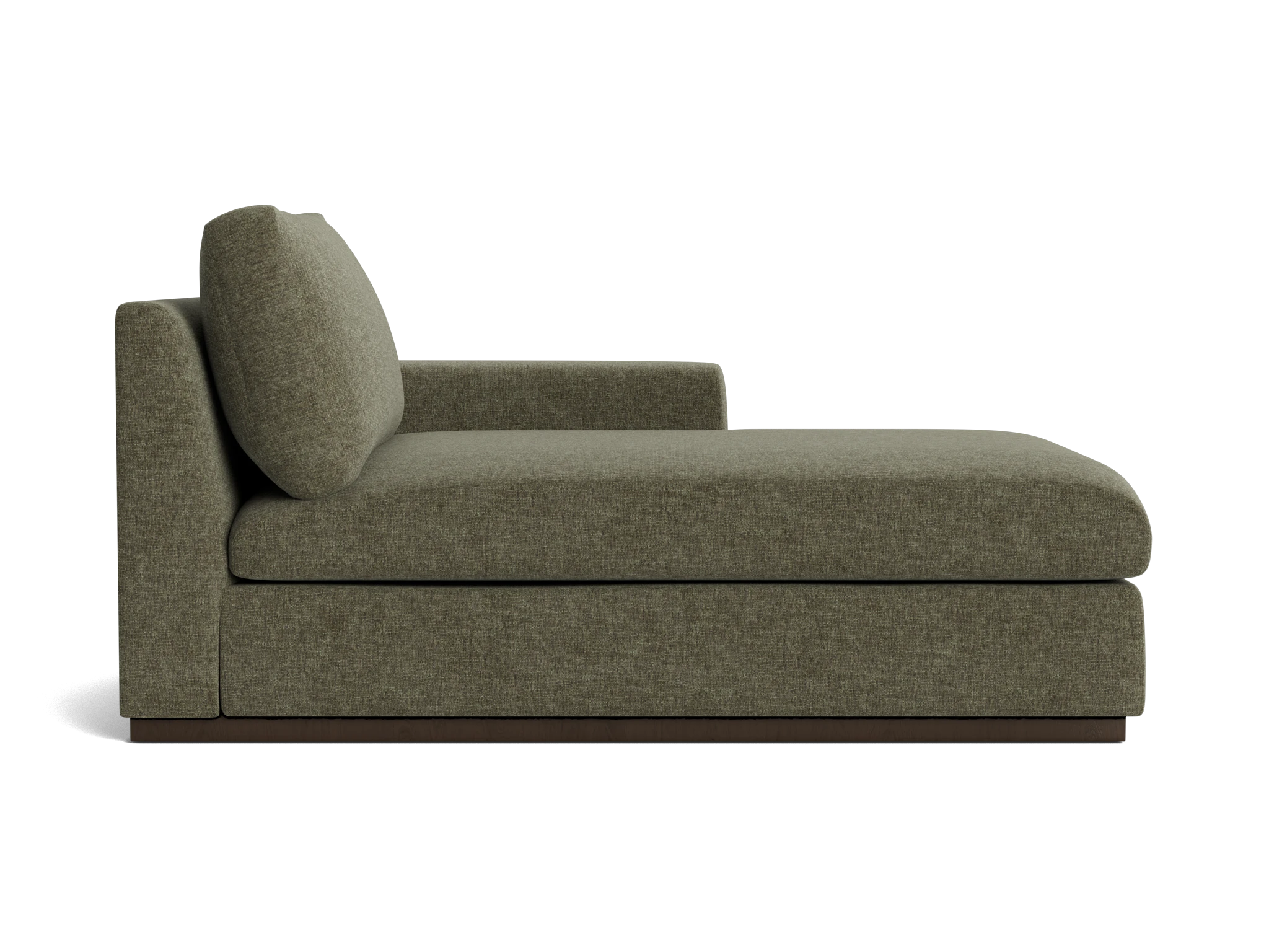 holt petite single arm chaise kenley spruce