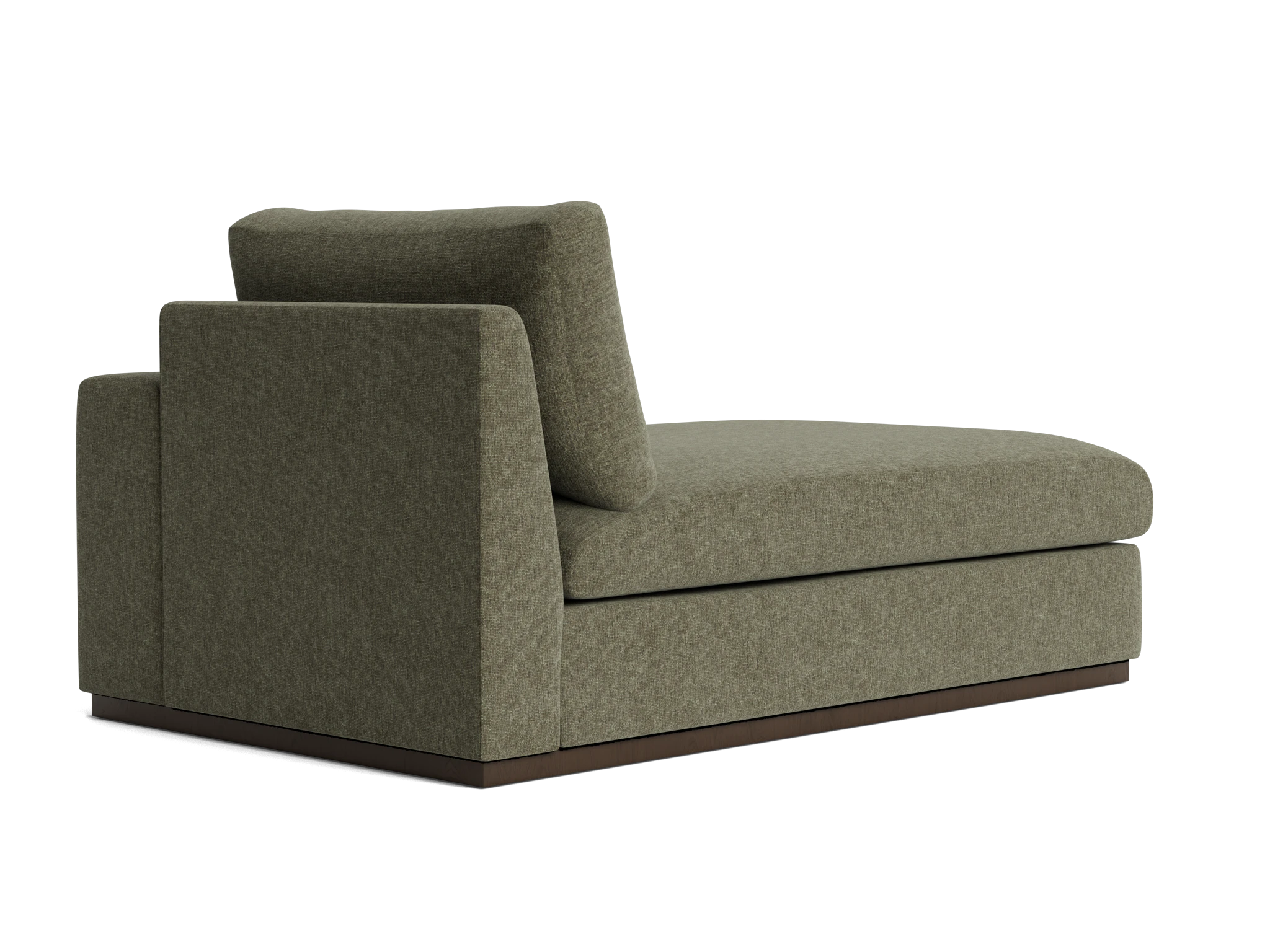 holt petite single arm chaise kenley spruce
