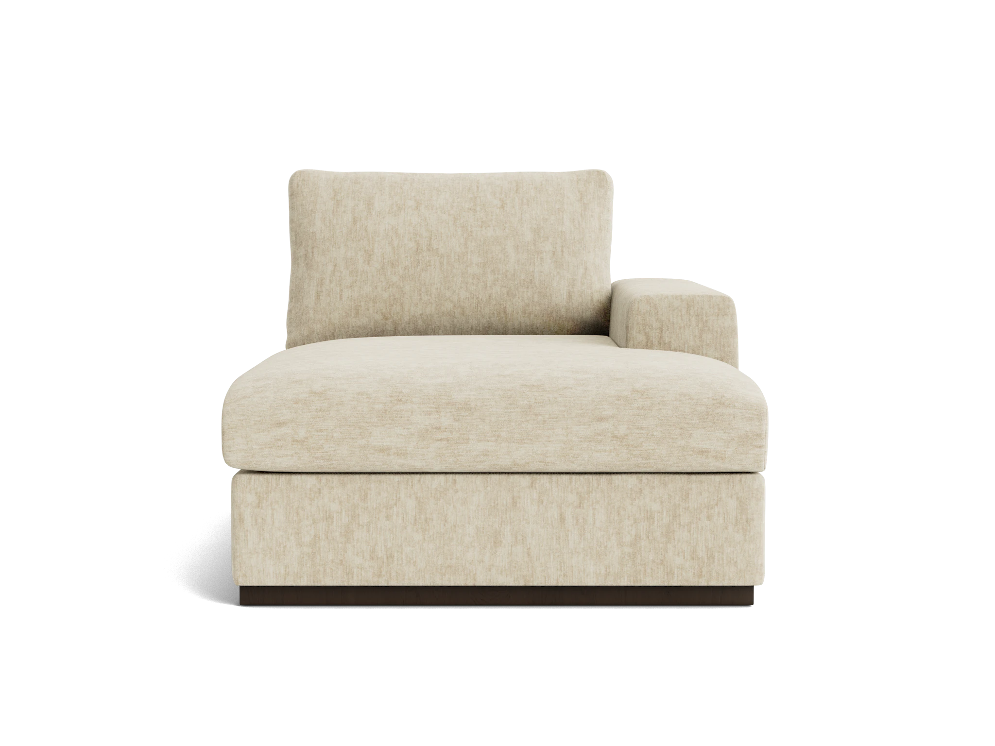 holt petite single arm chaise crave irish cream