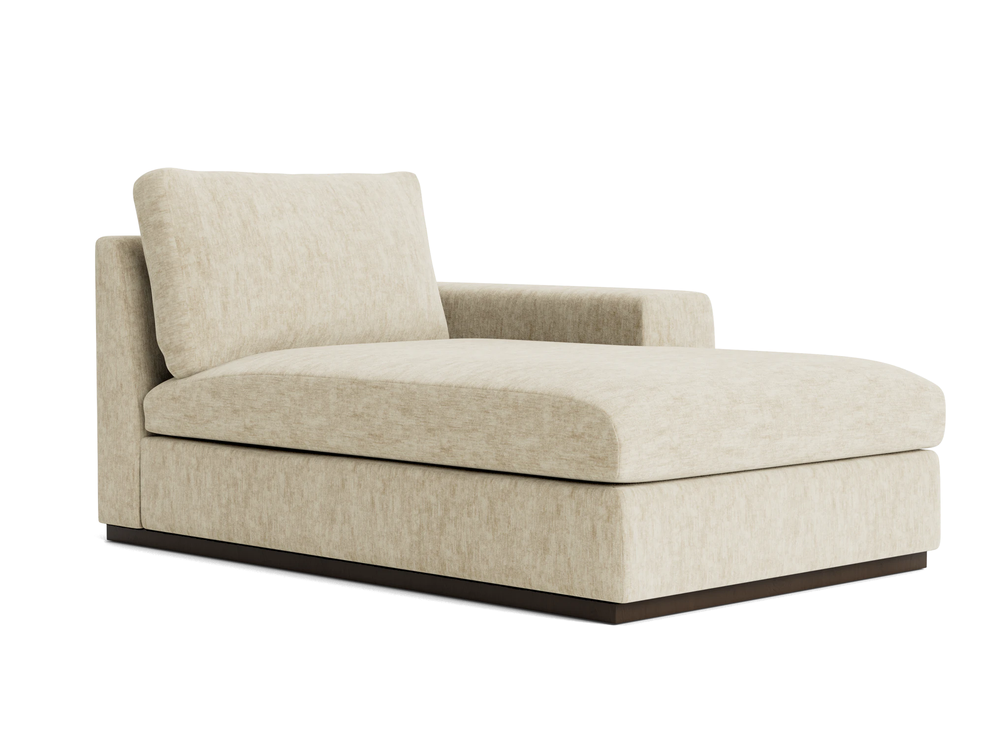 holt petite single arm chaise crave irish cream