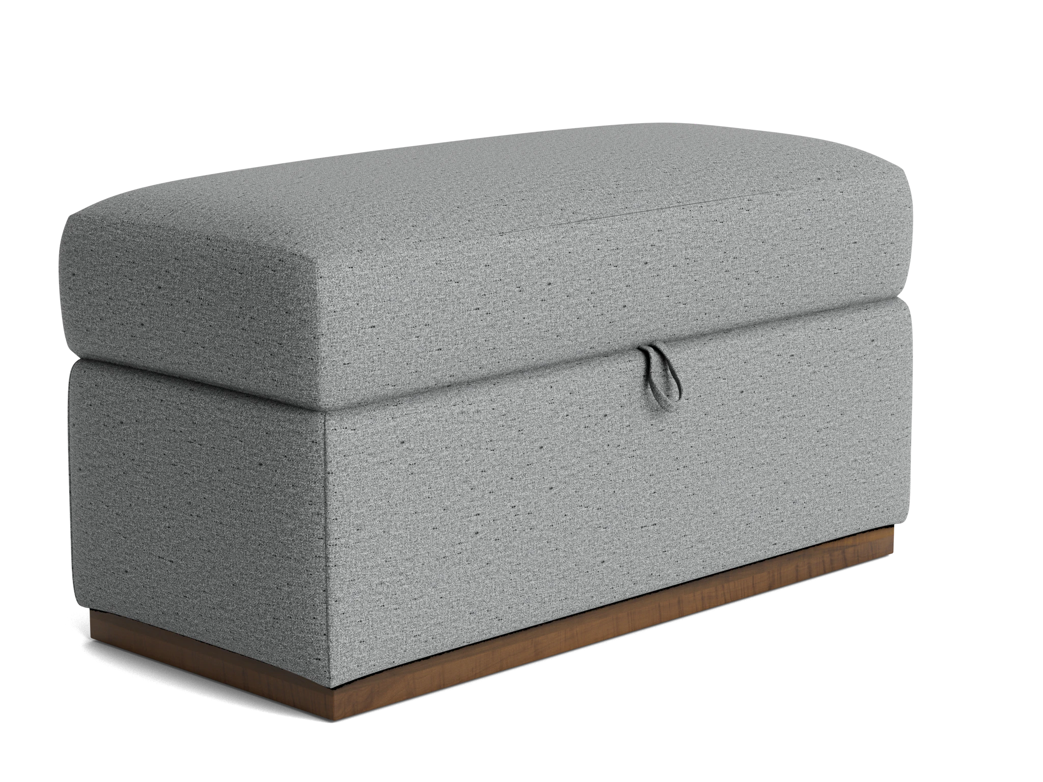 holt petite half storage ottoman essence ash