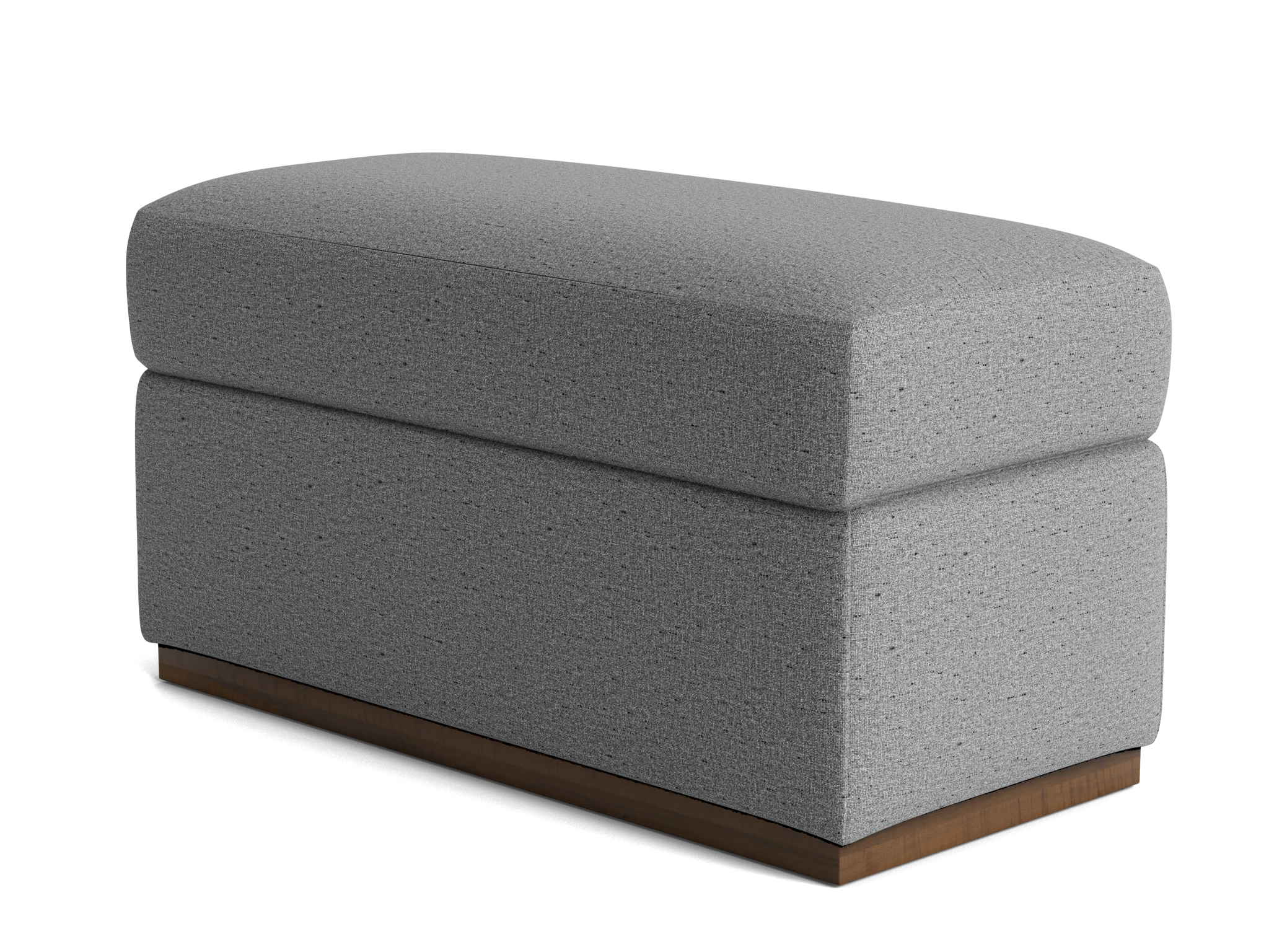 holt petite half storage ottoman essence ash