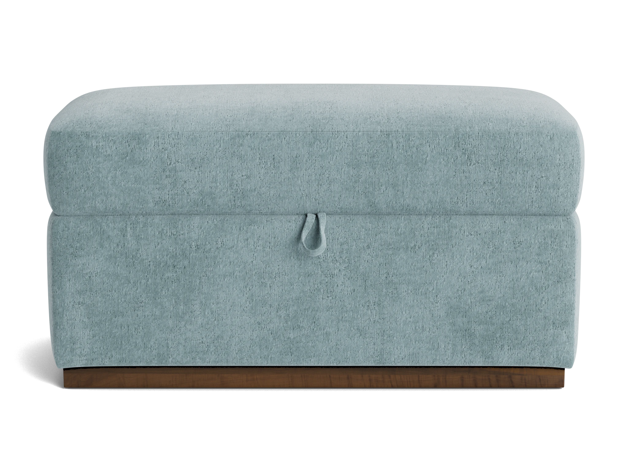 holt petite half storage ottoman plush mist