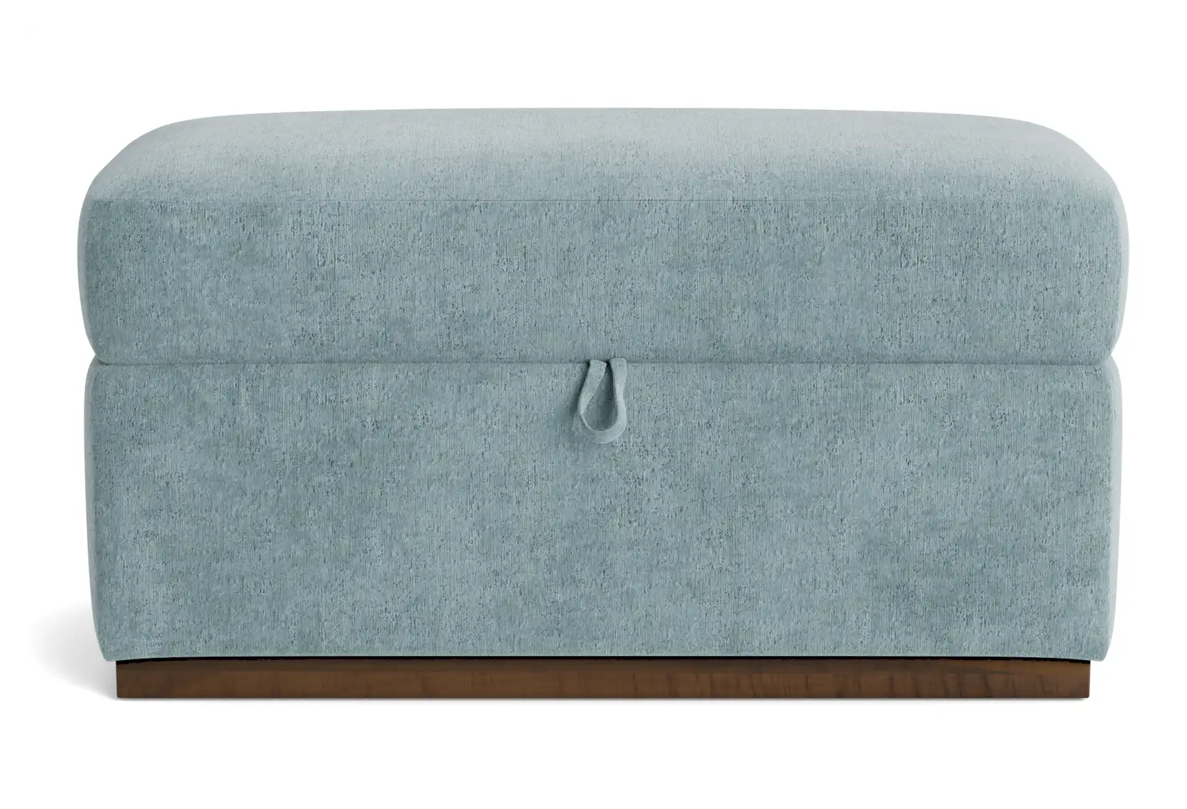holt petite half storage ottoman plush mist