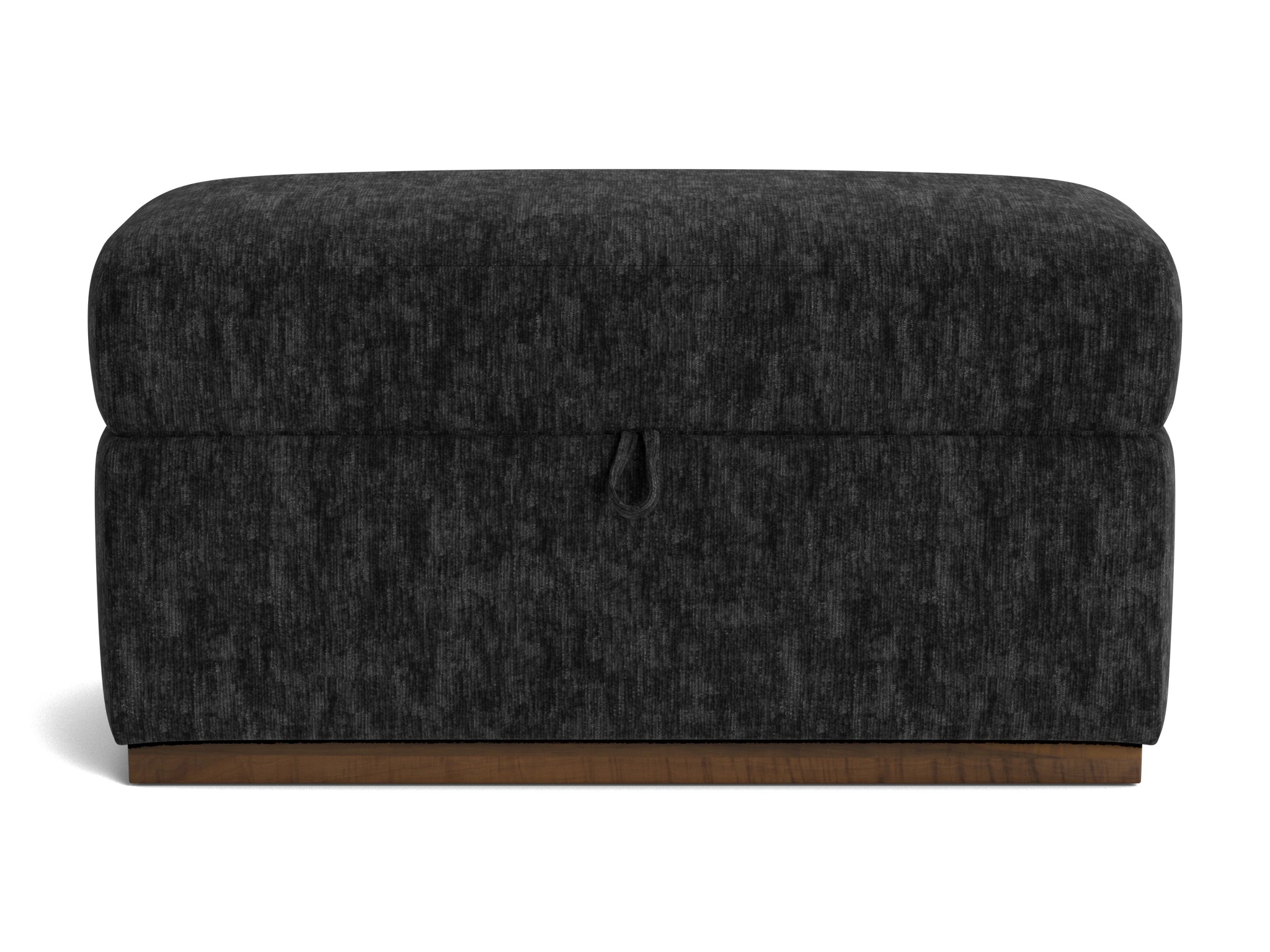 holt petite half storage ottoman crave lava rock