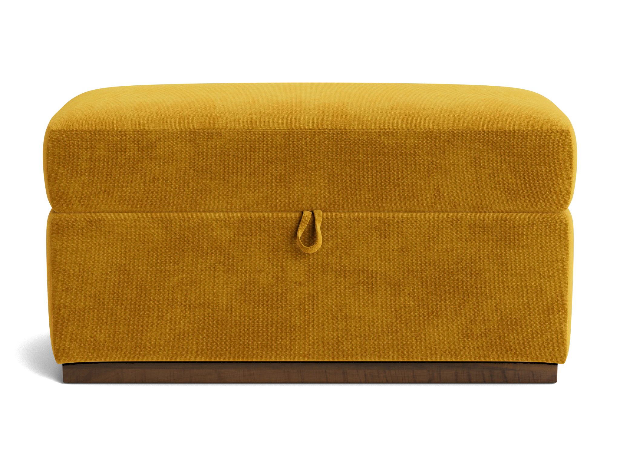 holt petite half storage ottoman harper amber gold