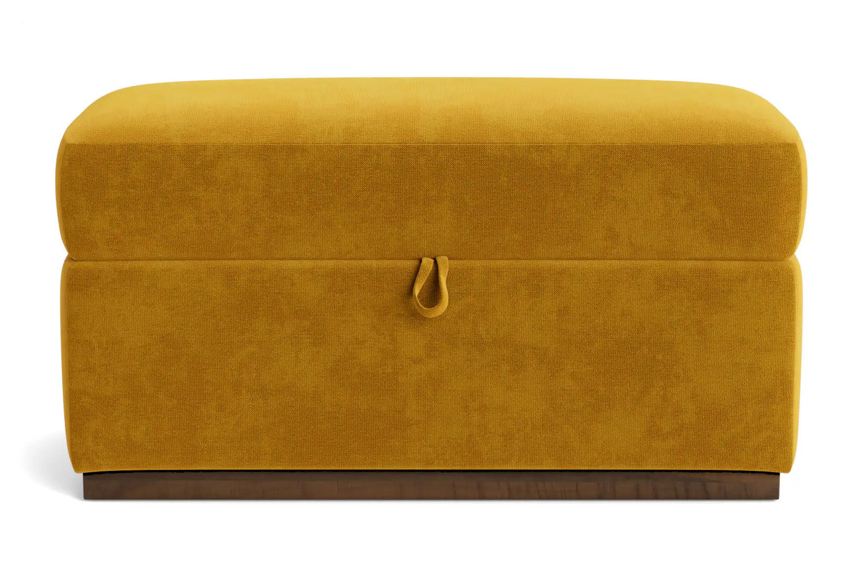 holt petite half storage ottoman harper amber gold
