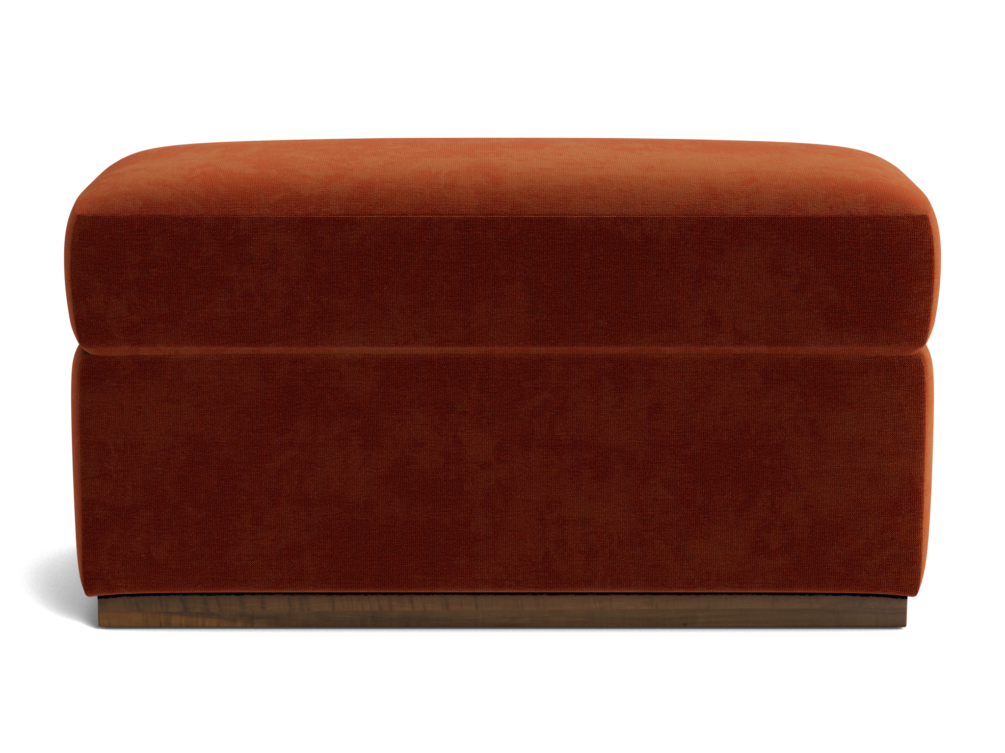 holt petite half storage ottoman harper cinnamon