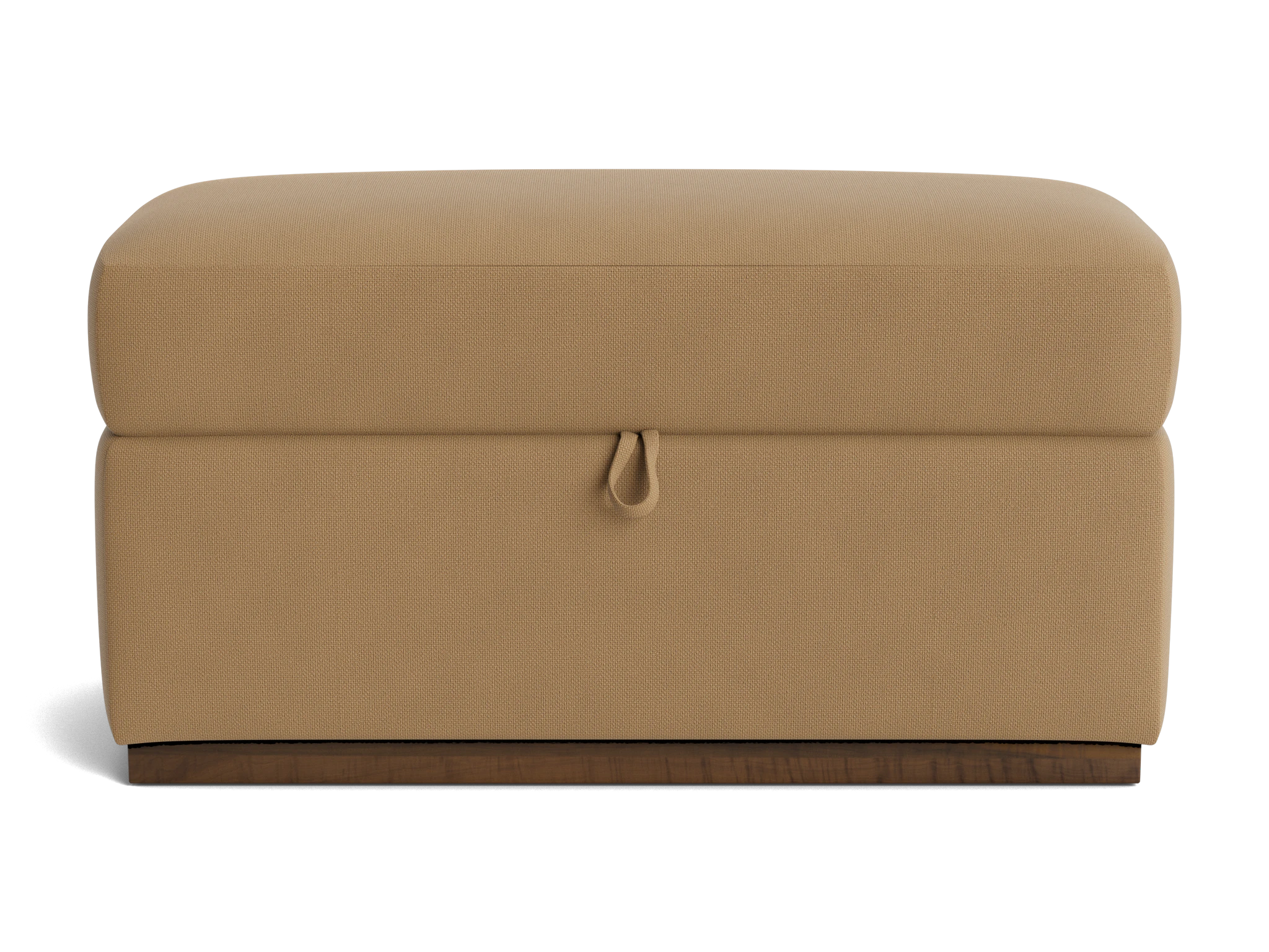 holt petite half storage ottoman washed california biscuit