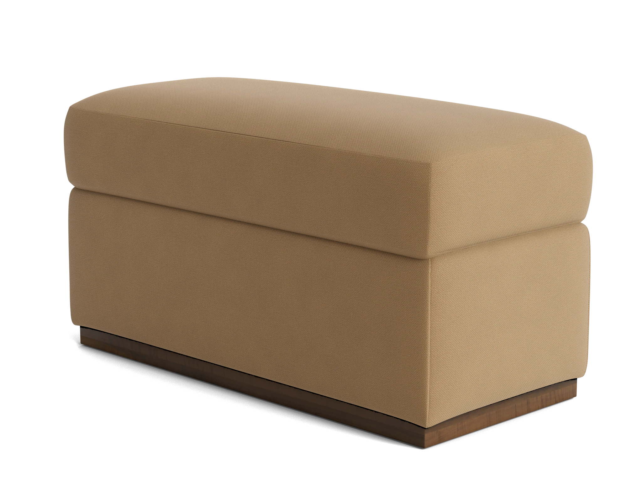 holt petite half storage ottoman washed california biscuit