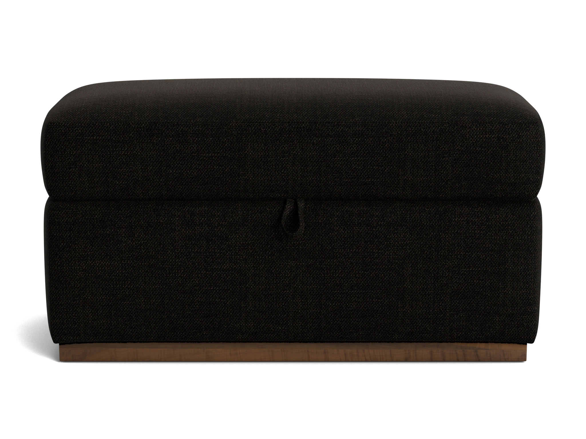 holt petite half storage ottoman milo onyx