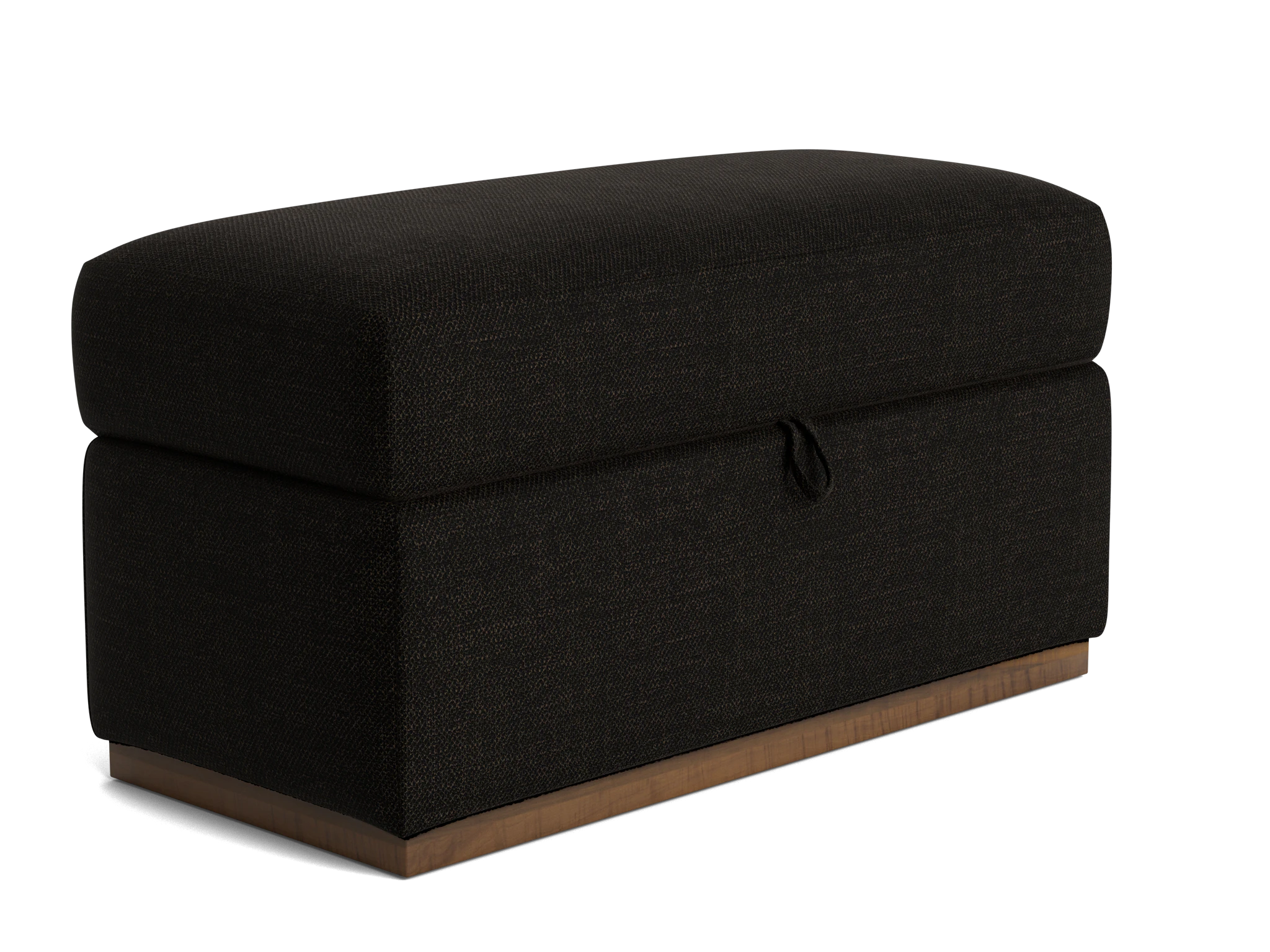 holt petite half storage ottoman milo onyx