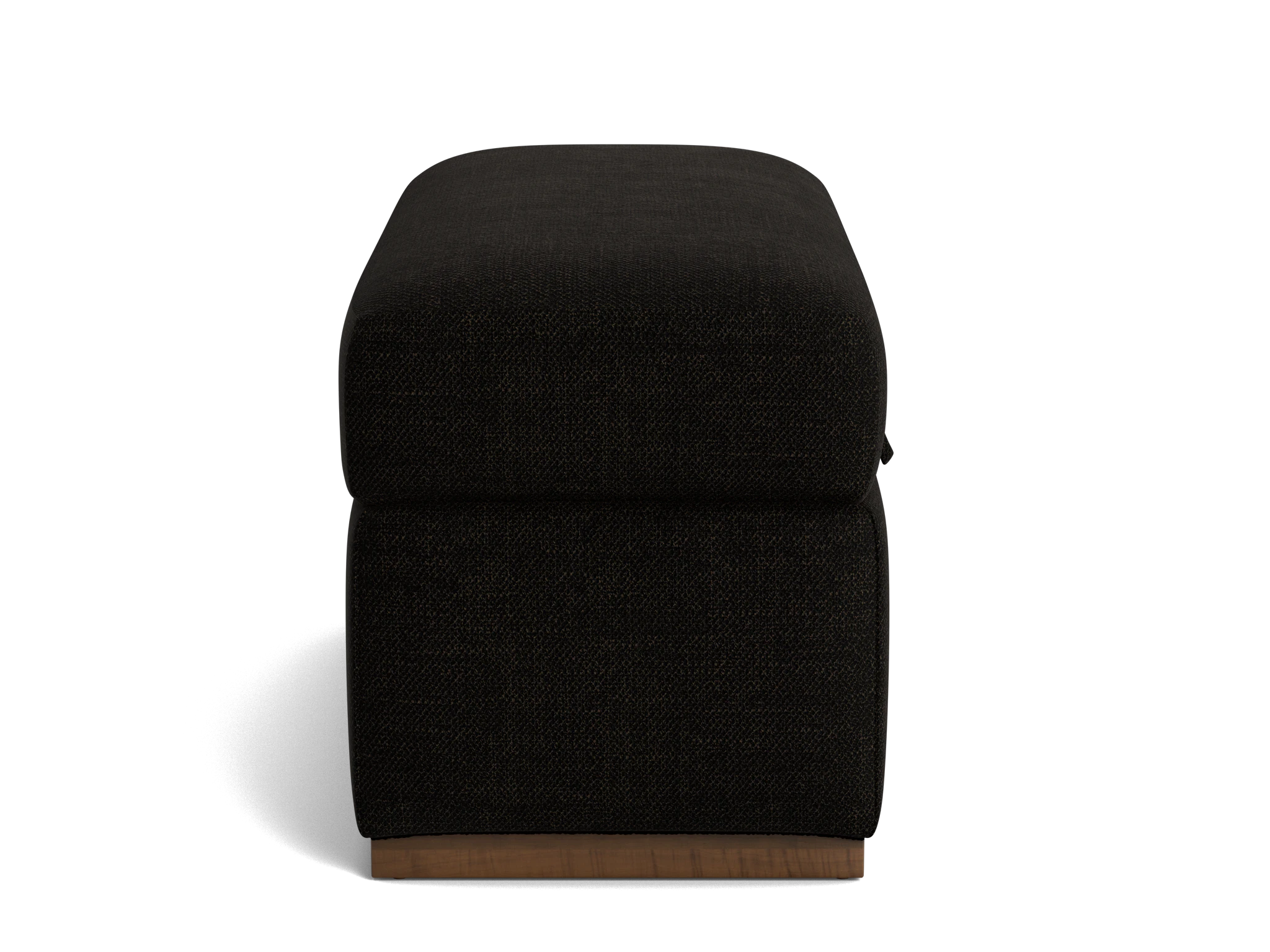 holt petite half storage ottoman milo onyx