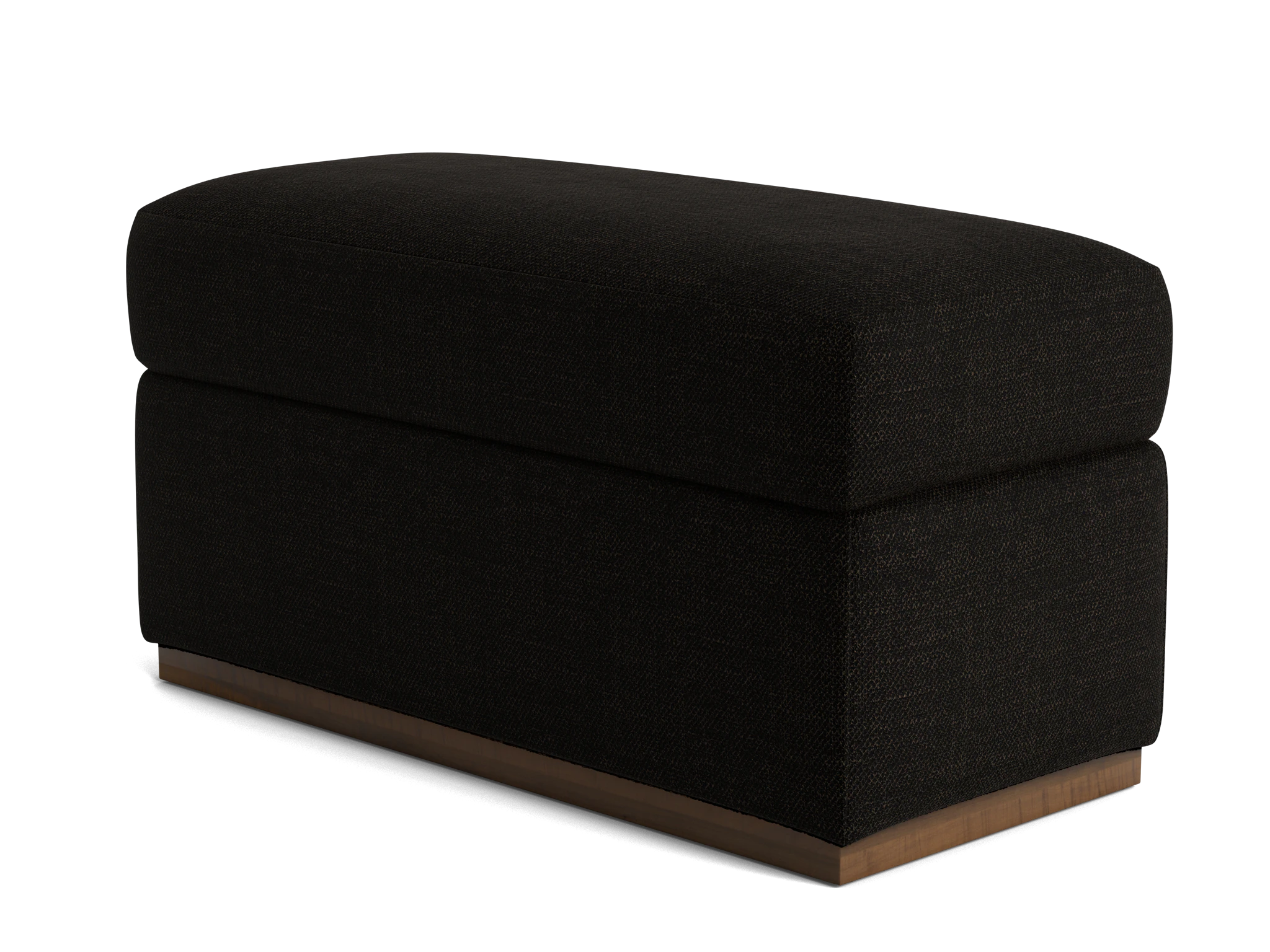 holt petite half storage ottoman milo onyx