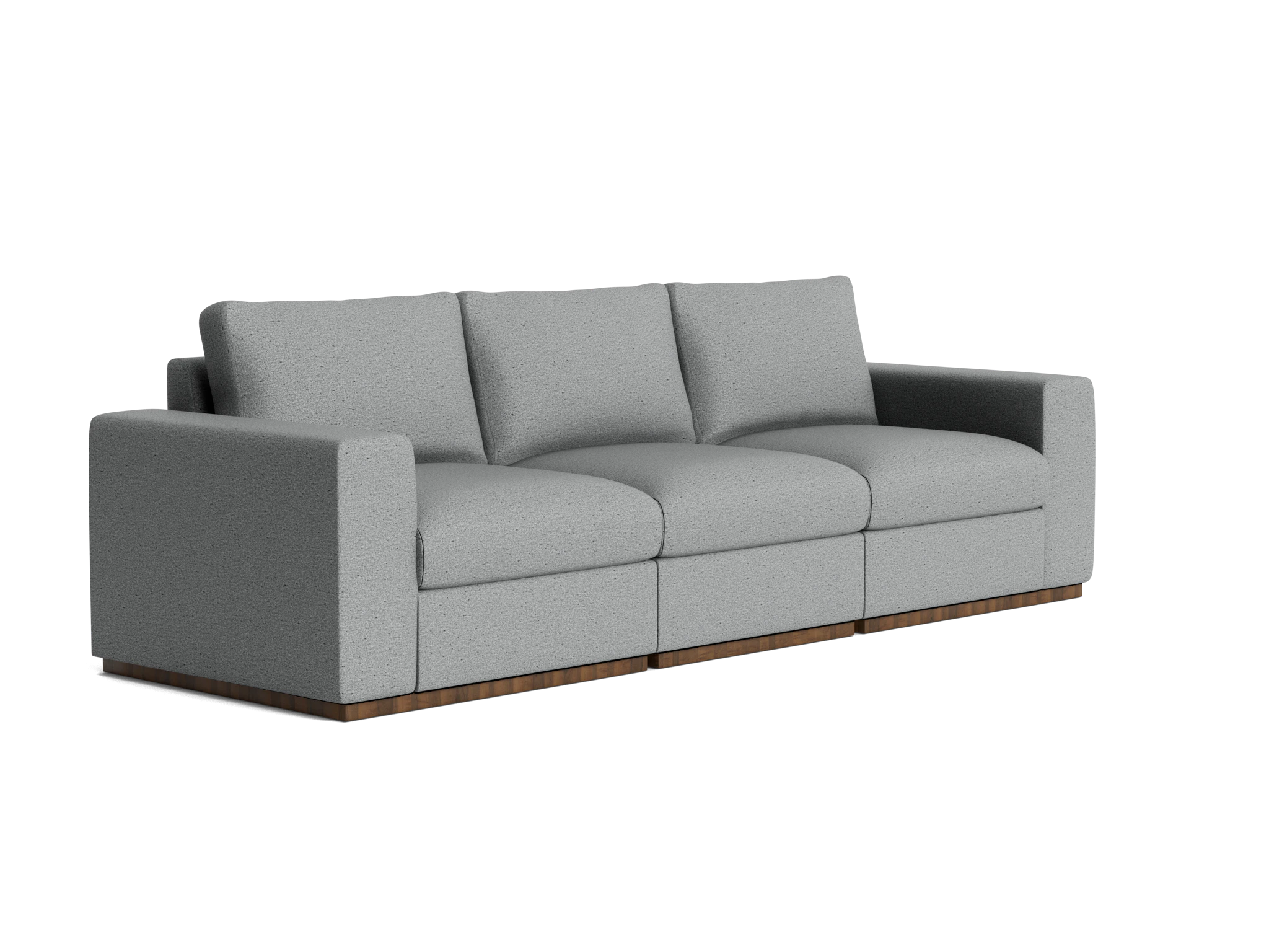 holt petite modular sofa essence ash