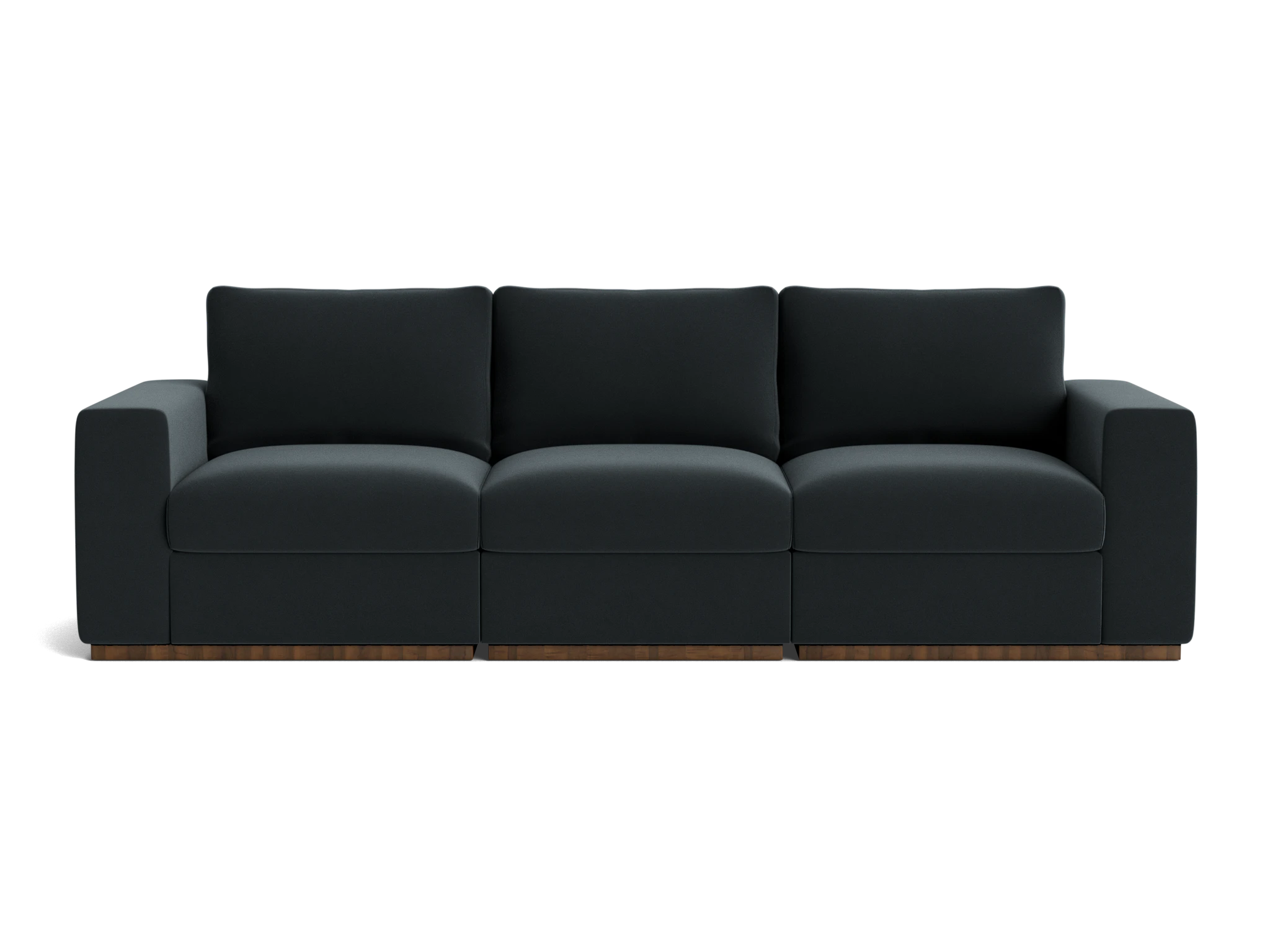 holt petite modular sofa royale gunmetal