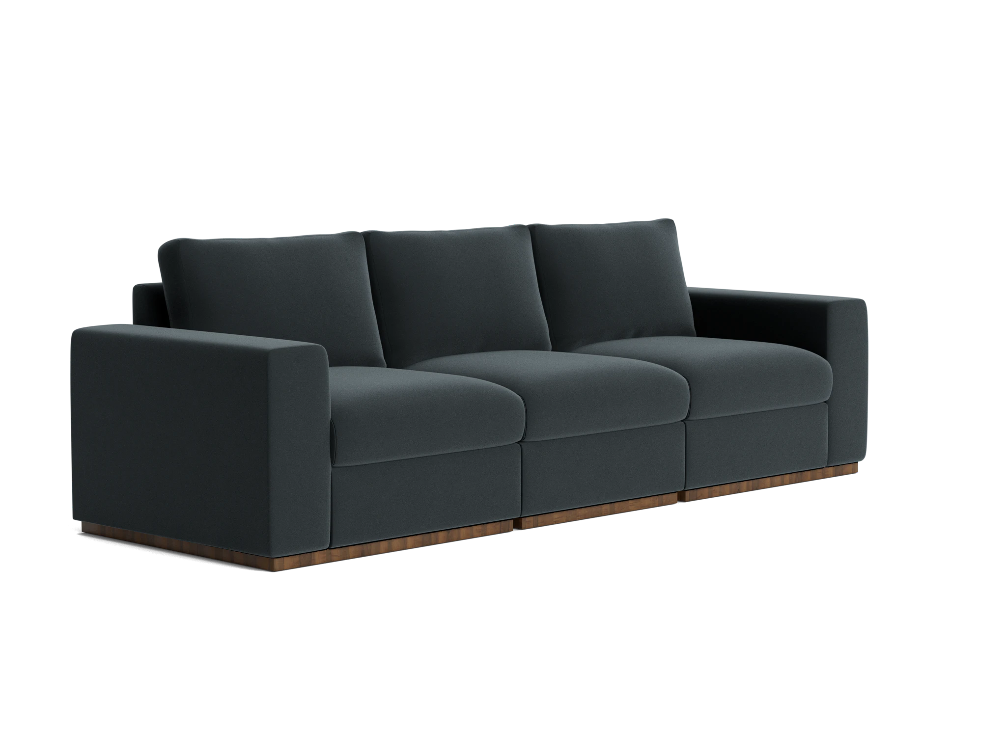 holt petite modular sofa royale gunmetal