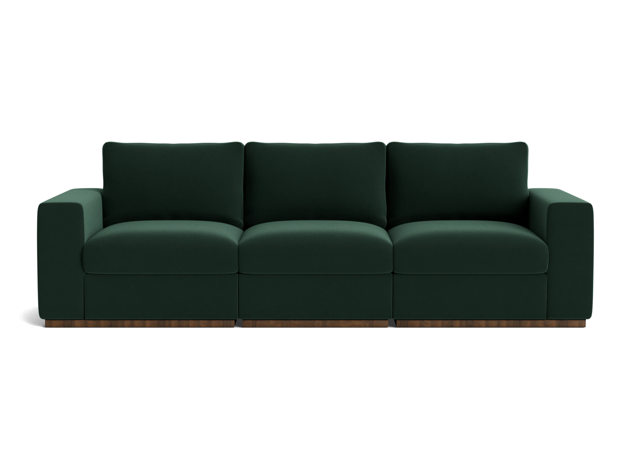 holt petite modular sofa royale evergreen