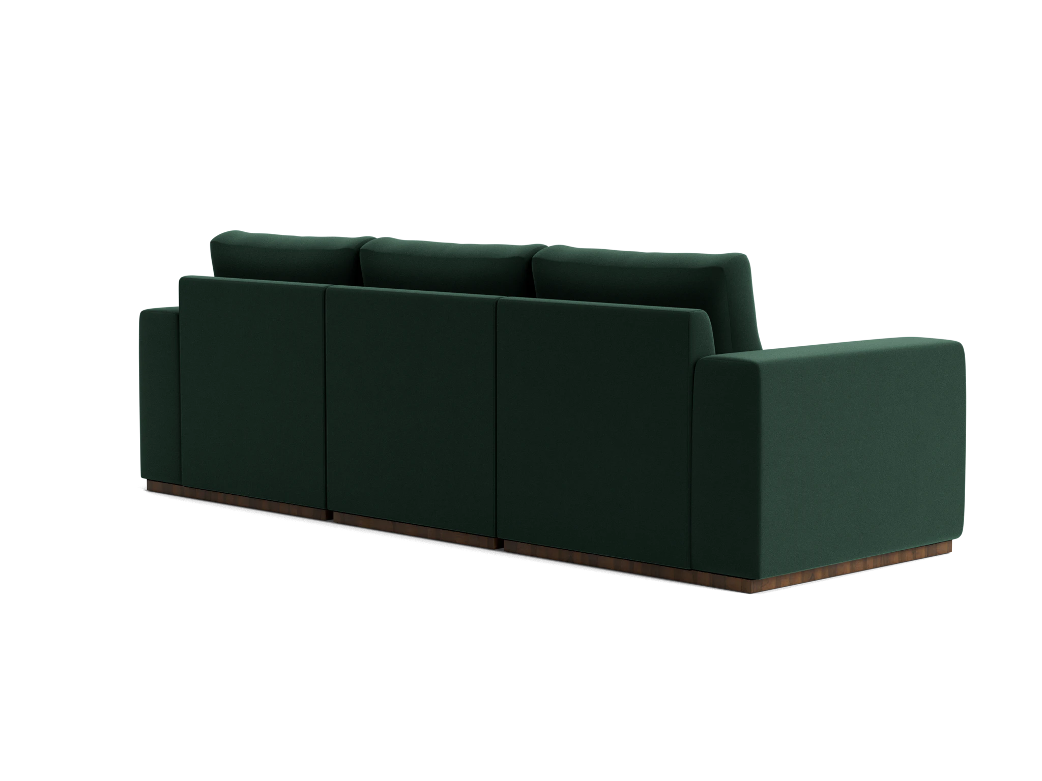 holt petite modular sofa royale evergreen