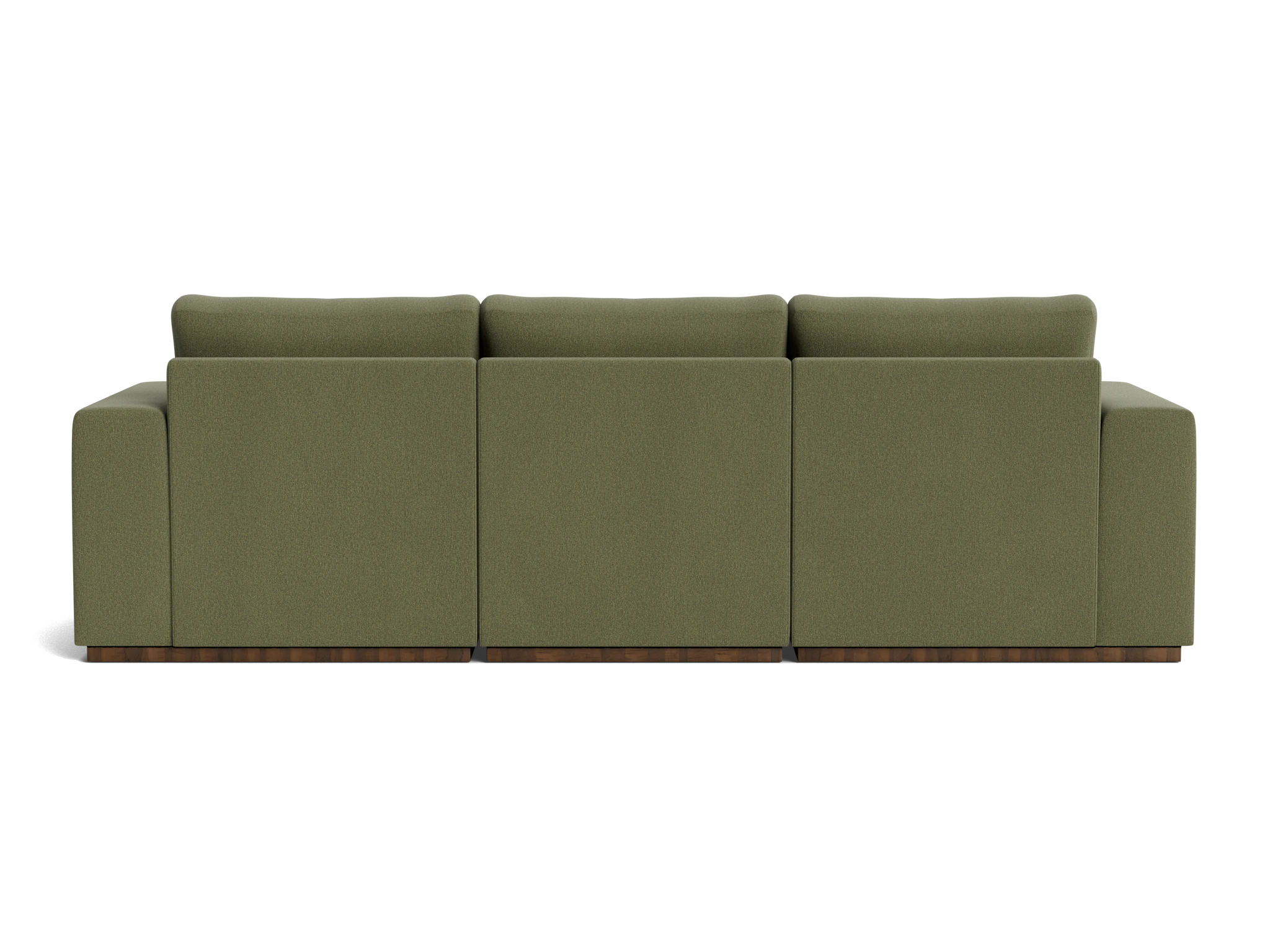 holt petite modular sofa faithful olive